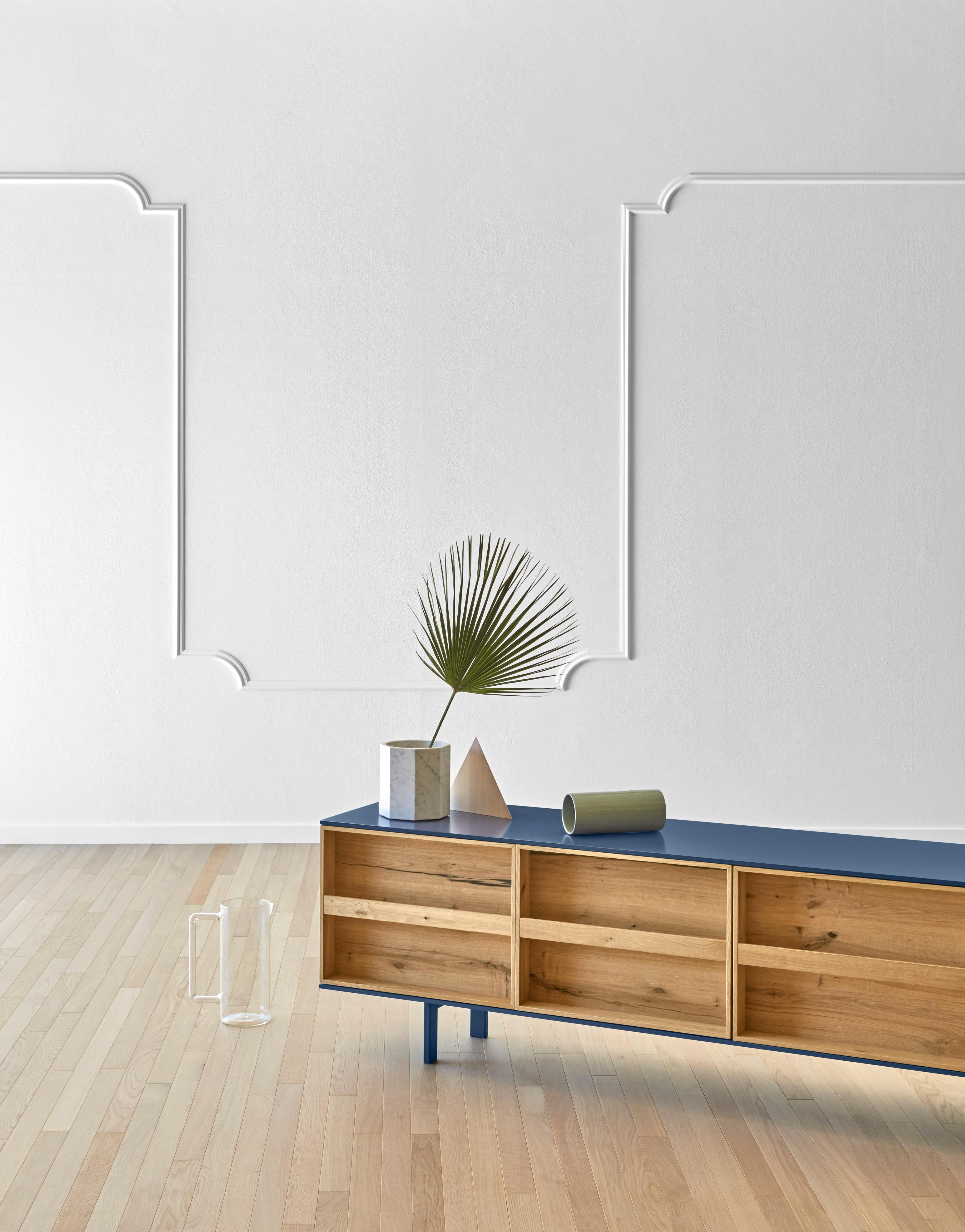 Ramblas Large Sideboard in Lacquered Intense Blue, by E-GGS 5