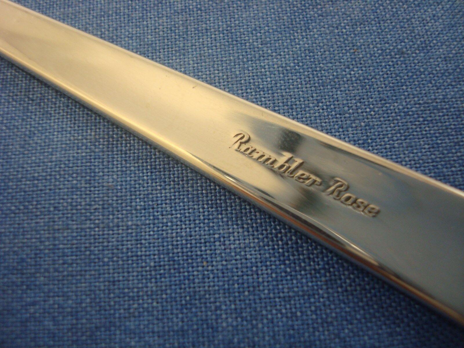Rambler Rose by Towle Sterling Silver Flatware Set for 12 Service 65 Pieces For Sale 1