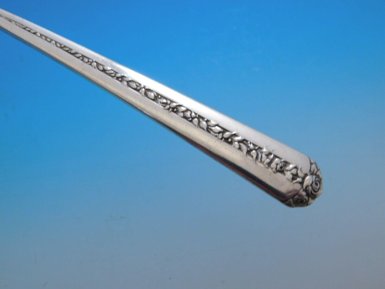 20ième siècle Service de couverts Rambler Rose by Towle en argent sterling pour 12 pièces 75 pièces en vente