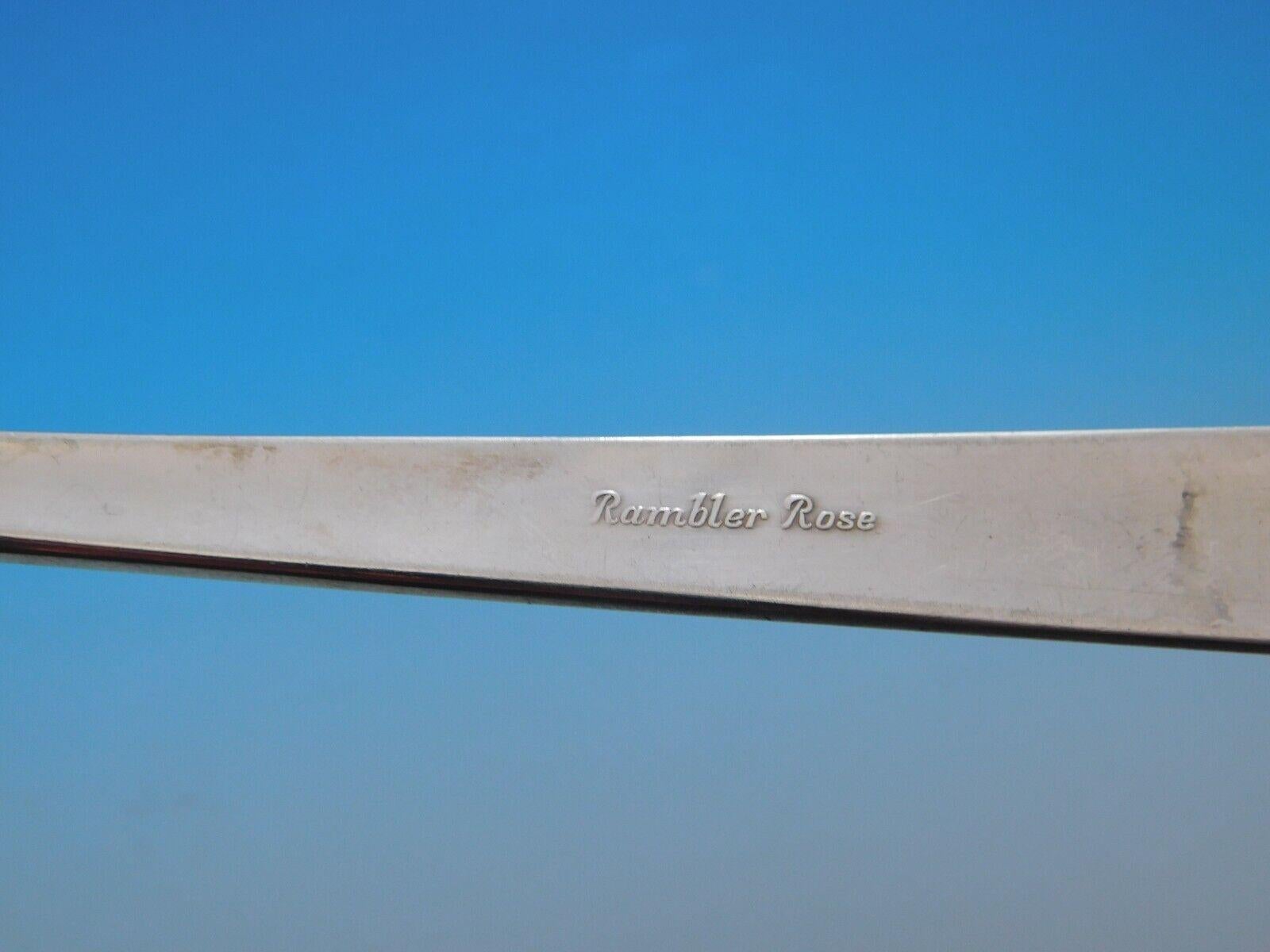 Service de couverts Rambler Rose by Towle en argent sterling pour 12 pièces 75 pièces en vente 1
