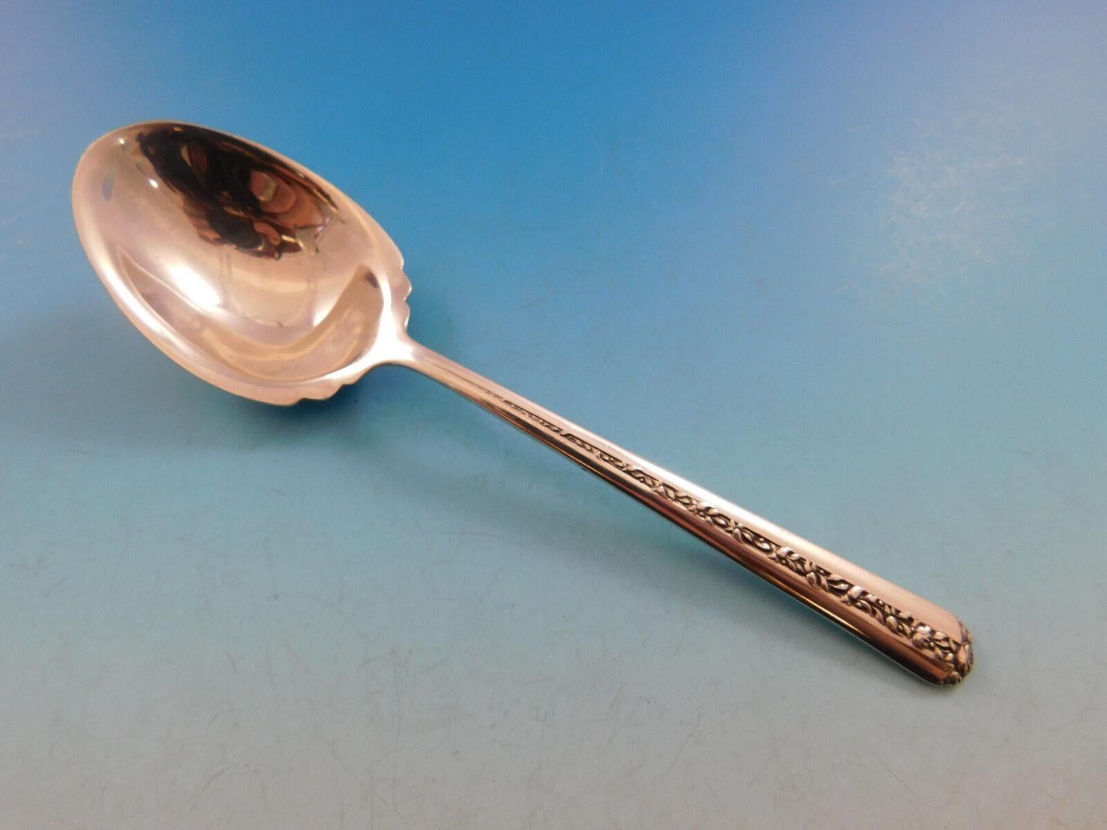 Ensemble de couverts en argent sterling pour 6 personnes 34 pièces Rambler Rose par Towle Excellent état - En vente à Big Bend, WI