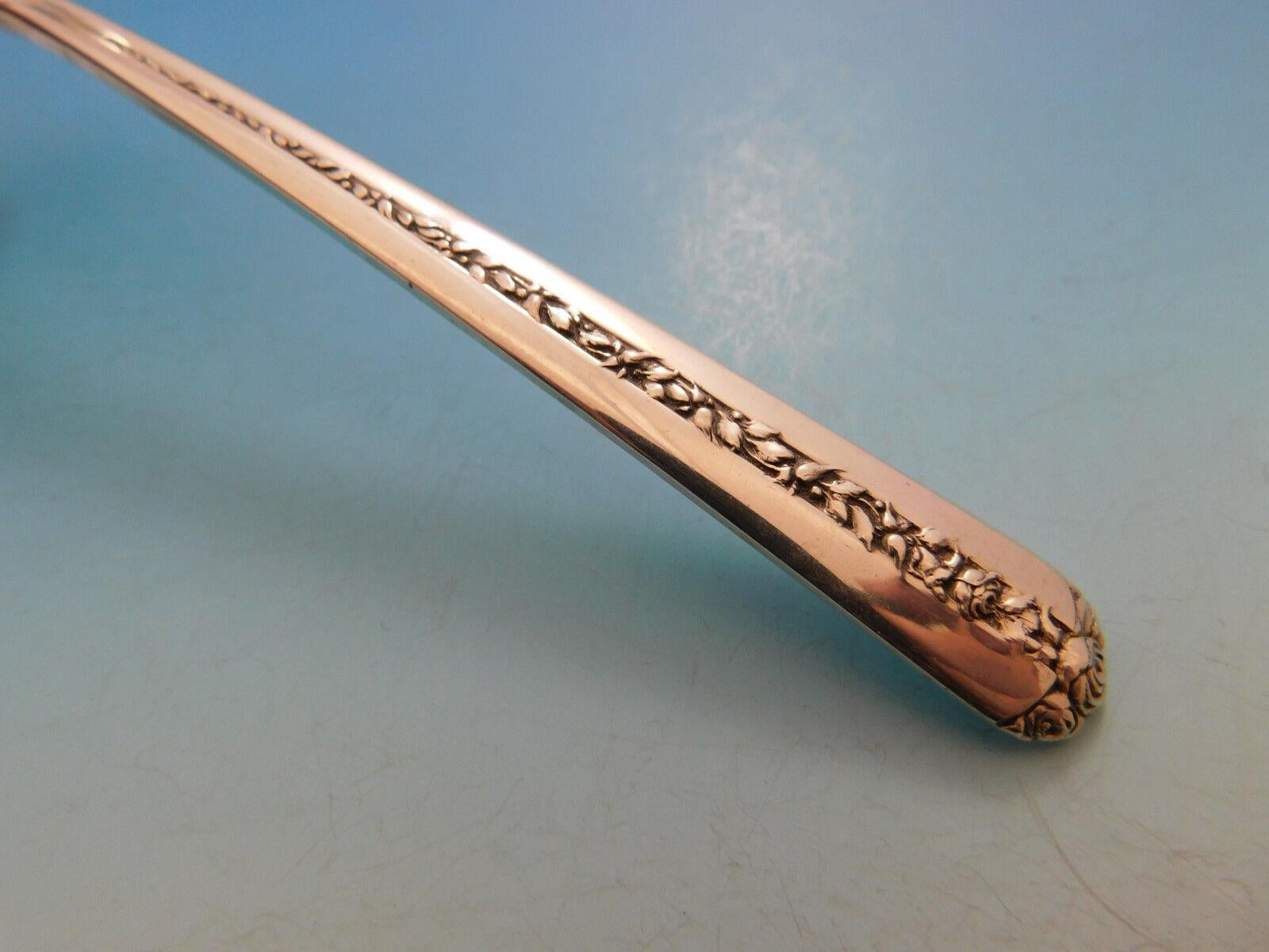 Ensemble de couverts en argent sterling pour 6 personnes 34 pièces Rambler Rose par Towle en vente 4