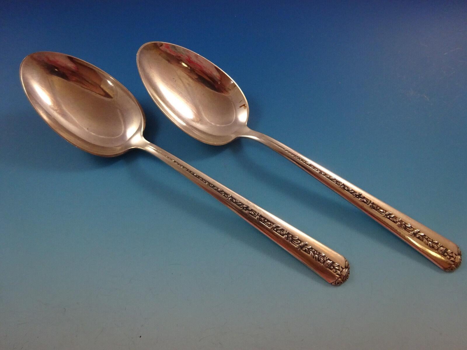 Juego de Cubiertos de Plata de Ley Rambler Rose by Towle Para 8 Servicio 43 Piezas Plata esterlina en venta