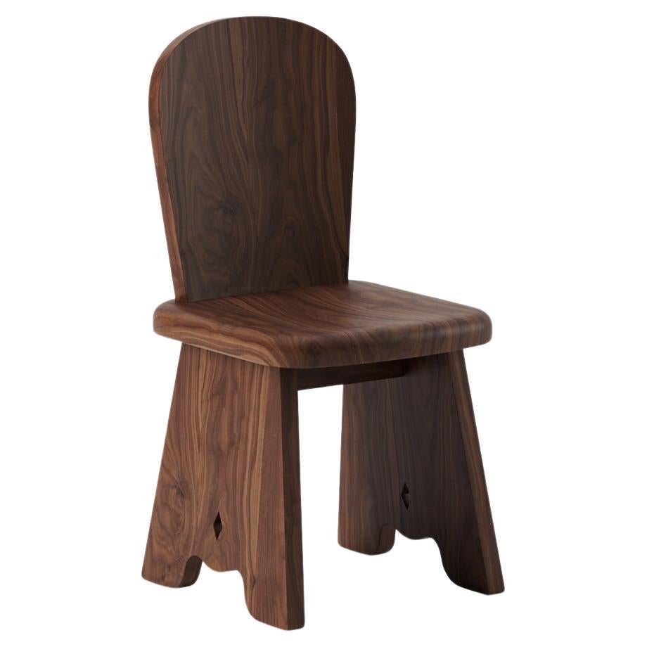 Rambling Chair in African Mahogany Wood by Yaniv Chen for Lemon For Sale