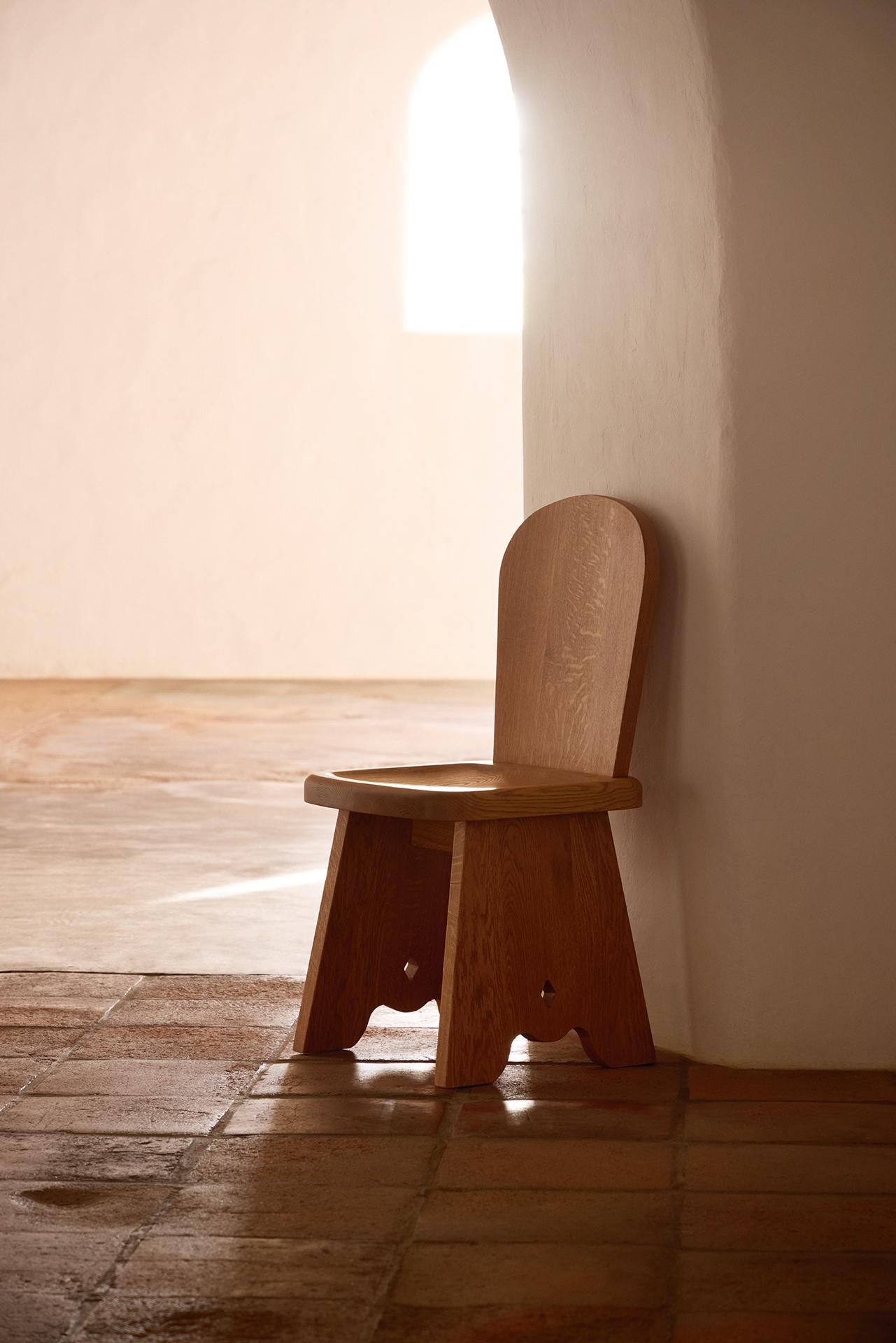 Rambling Stuhl aus Honey French Oak Wood von Yaniv Chen für Lemon (21. Jahrhundert und zeitgenössisch) im Angebot