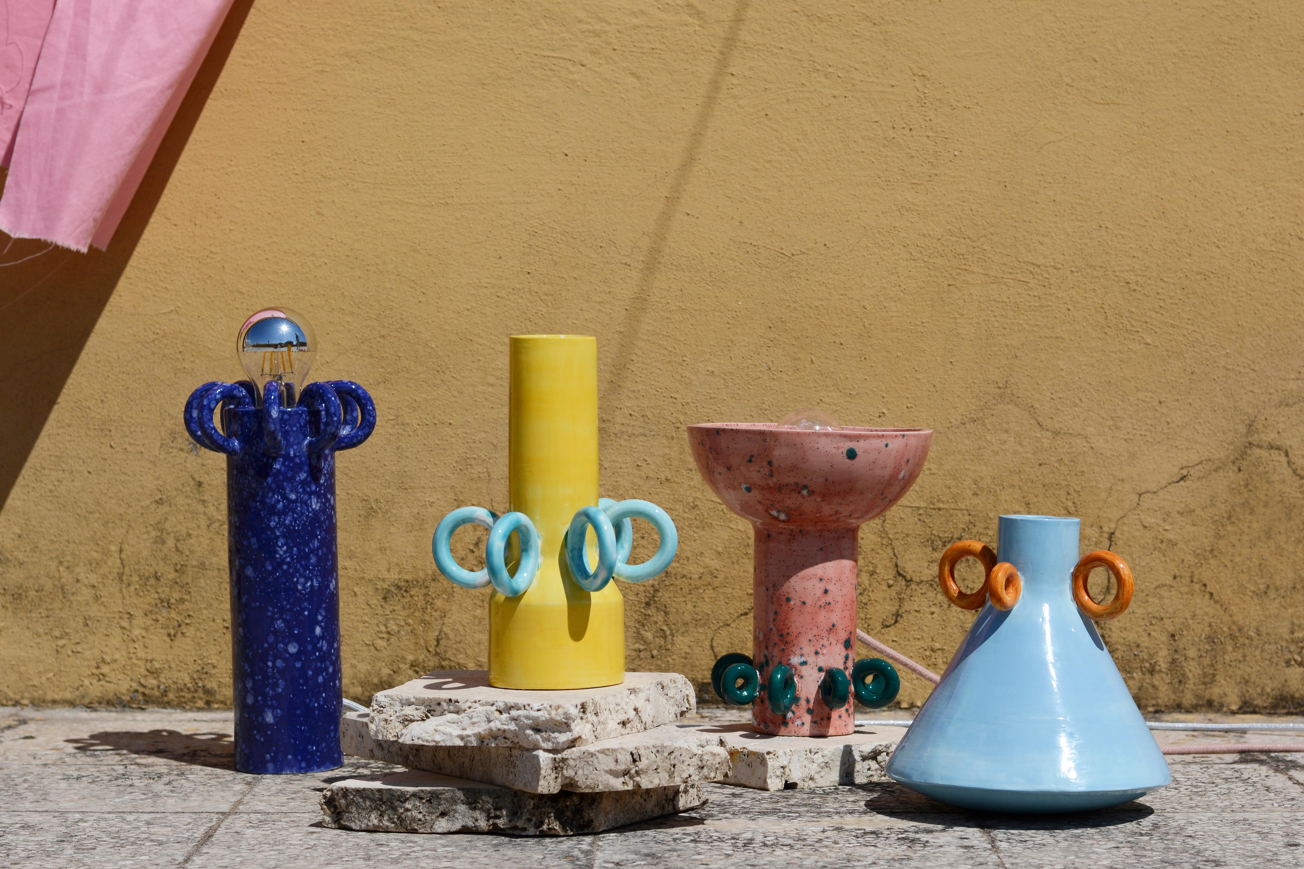 Ramina Ceramic Vase by Arianna De Luca In New Condition For Sale In Geneve, CH