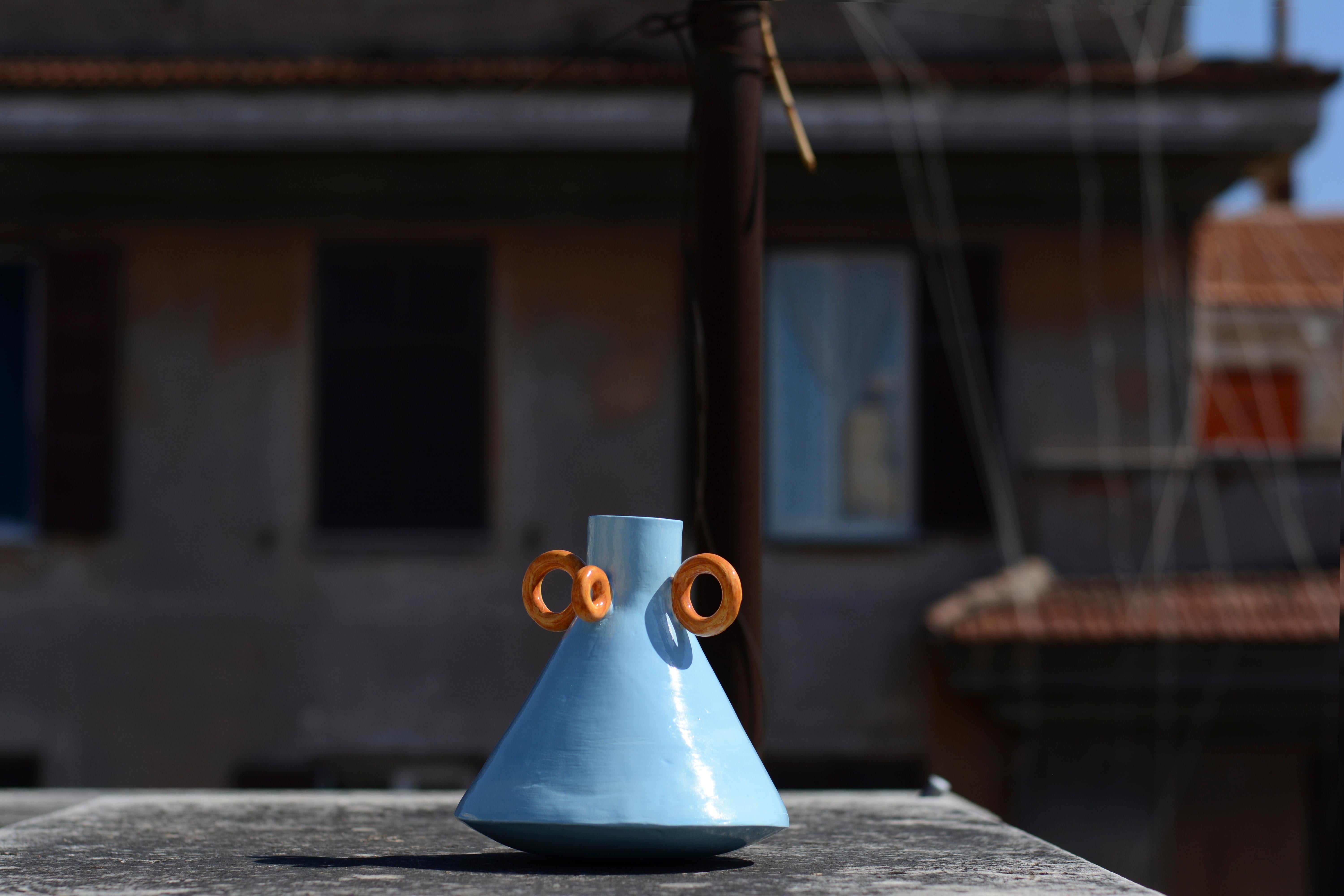 Ramina Ceramic Vase by Arianna De Luca For Sale 1