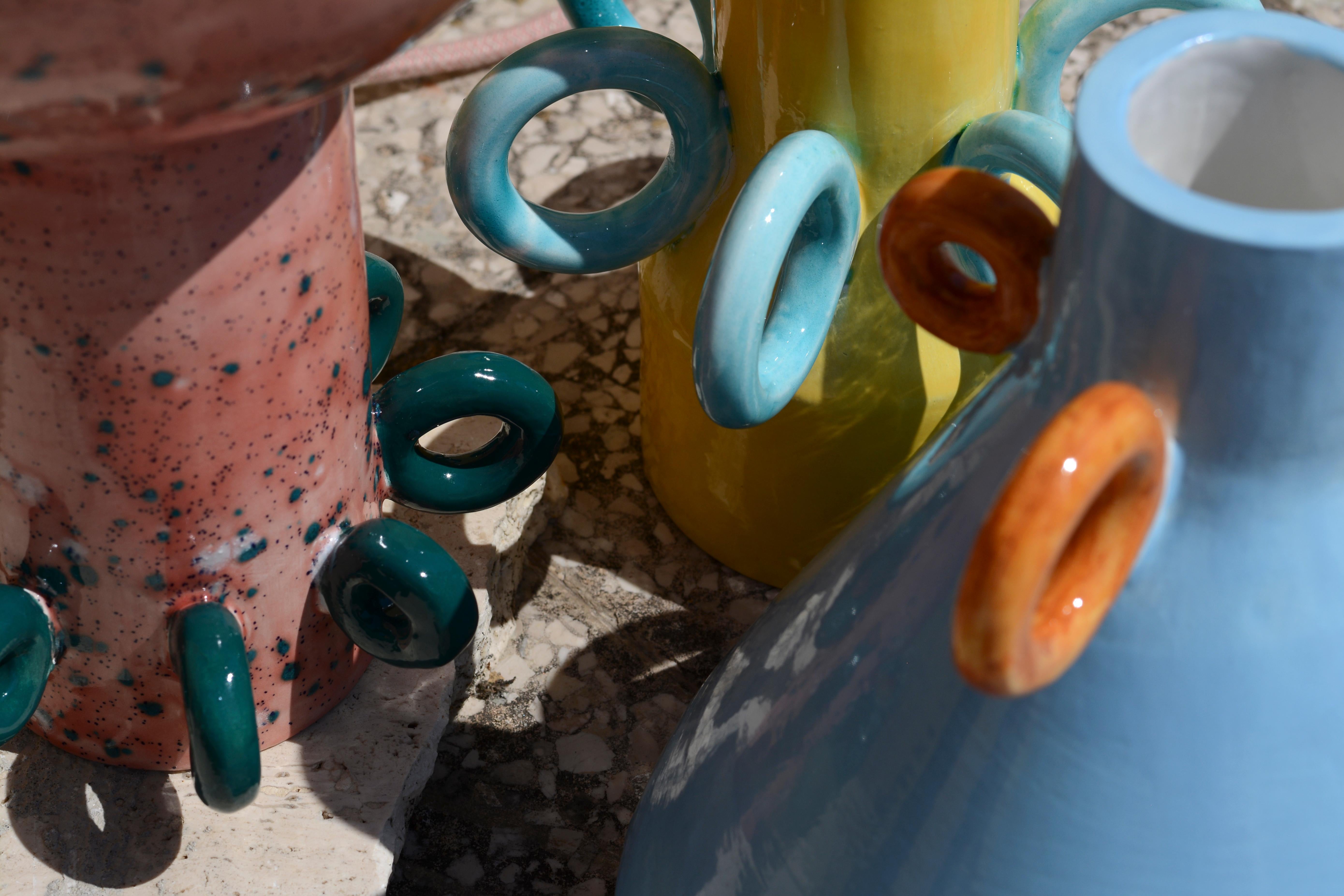 Ramina Ceramic Vase by Arianna De Luca For Sale 3
