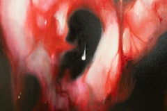 Abject Art -Figurative Dark Oil on Canvas Contemporary Painting - Gothic Culture