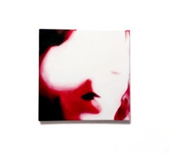 Pintura al óleo a pequeña escala de un artista contemporáneo emergente - Yo distante