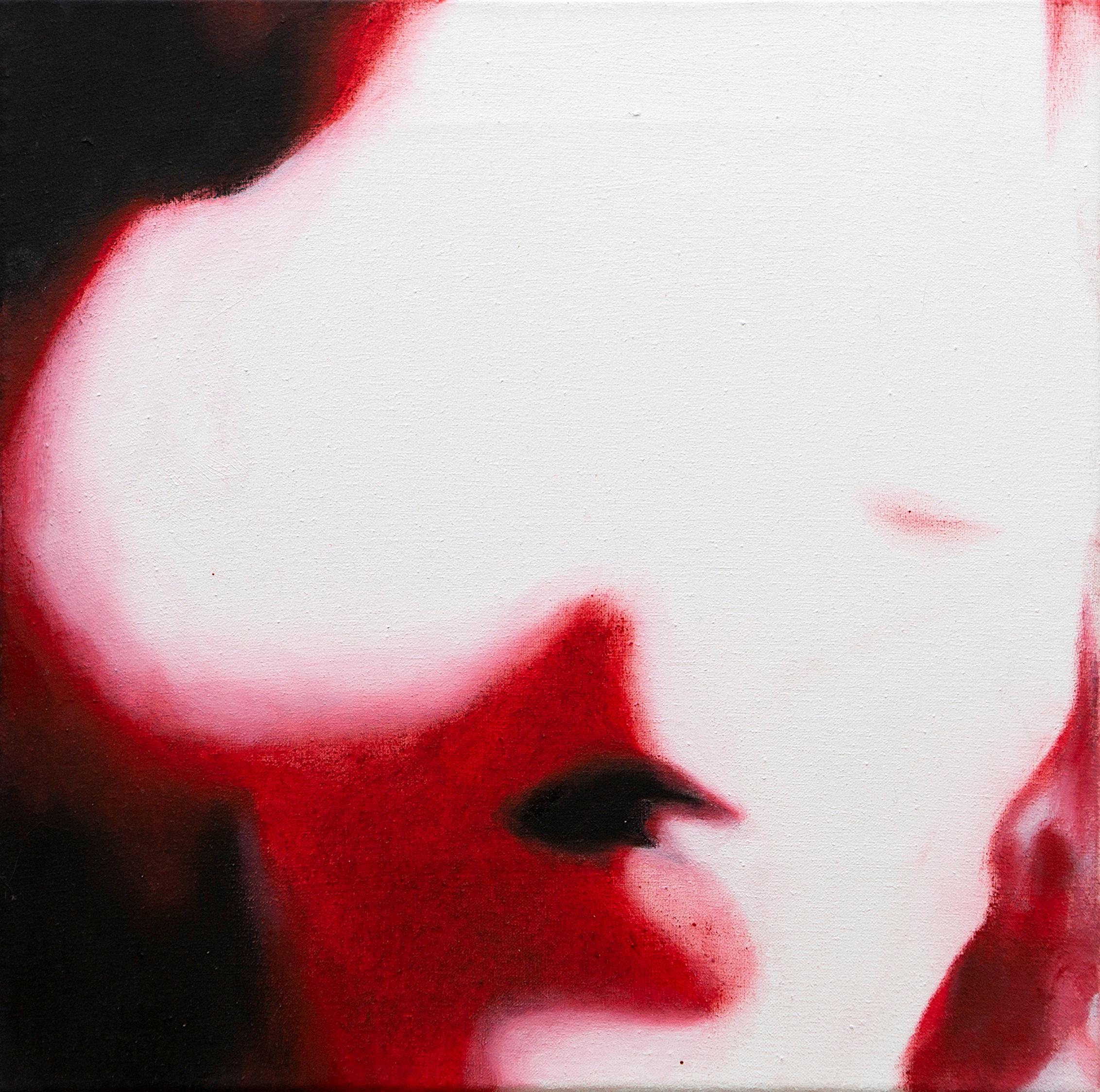 Pittura a olio su piccola scala di un artista contemporaneo emergente - Sé lontano