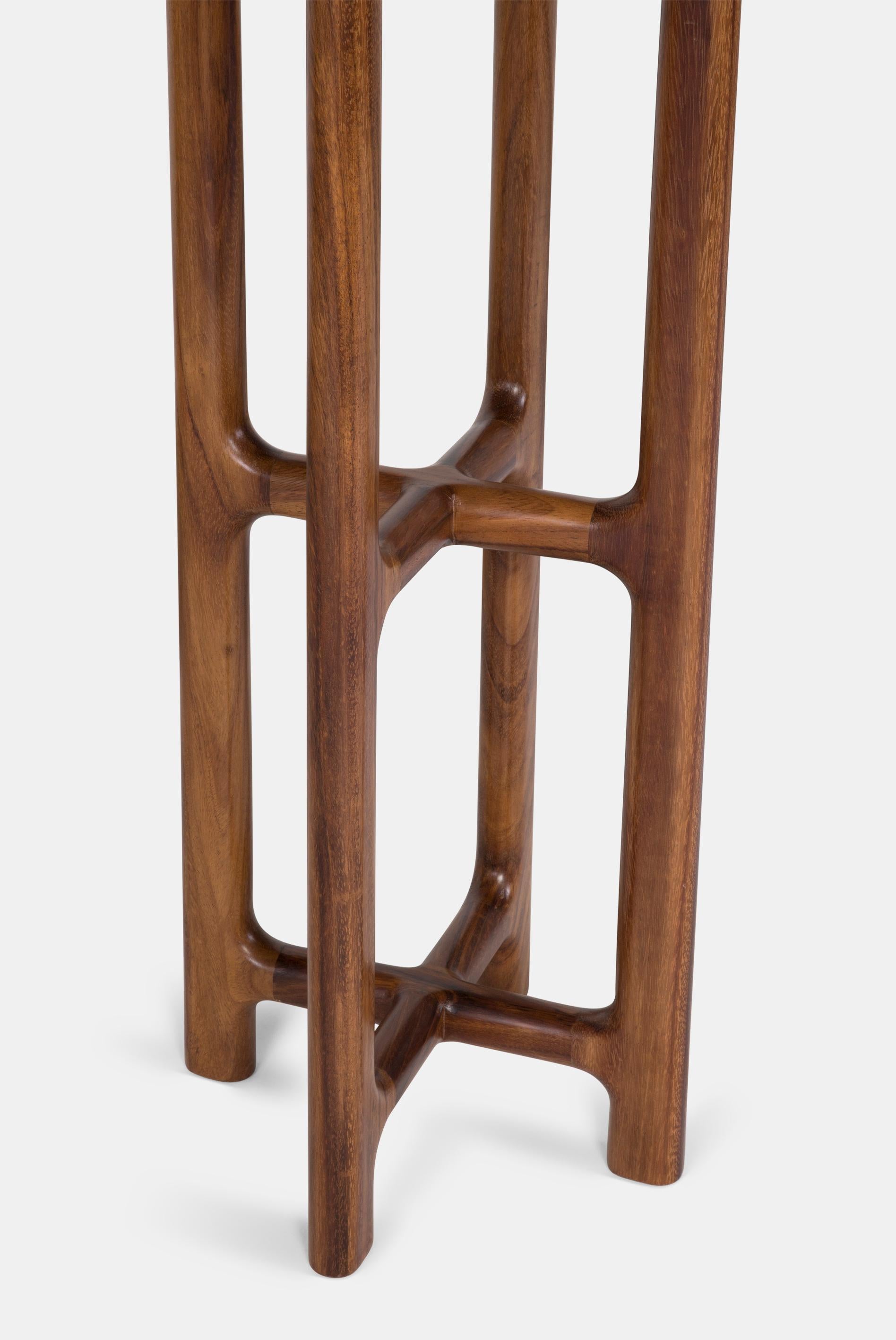 Desierto 170, Tropical Hardwood Coat Stand, Contemporary Mexican Design For Sale 1