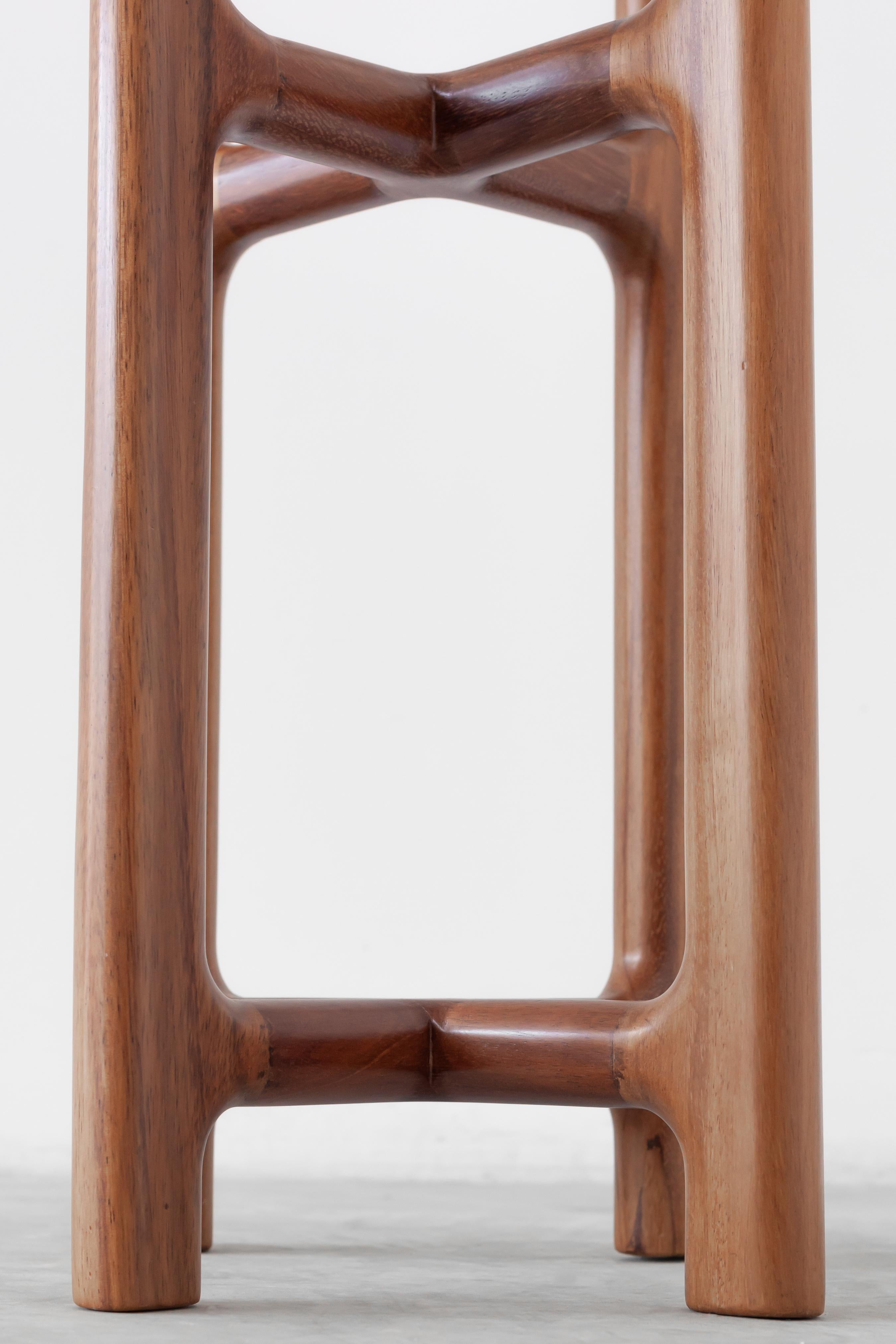 Desierto 170, Tropical Hardwood Coat Stand, Contemporary Mexican Design For Sale 2