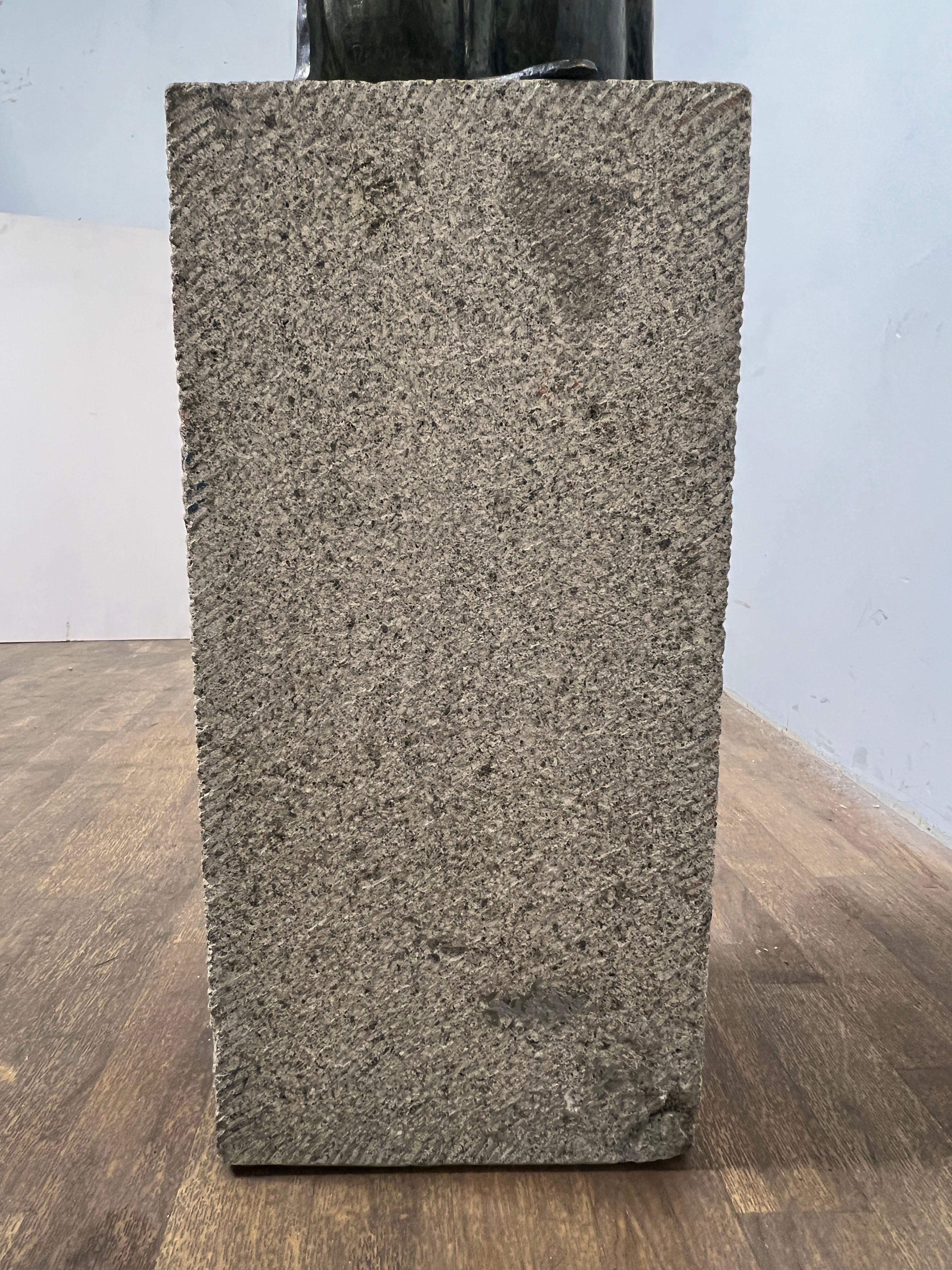 Ramiz Barquet Escultura Modernista de Bronce Ca. 1980s en venta 7