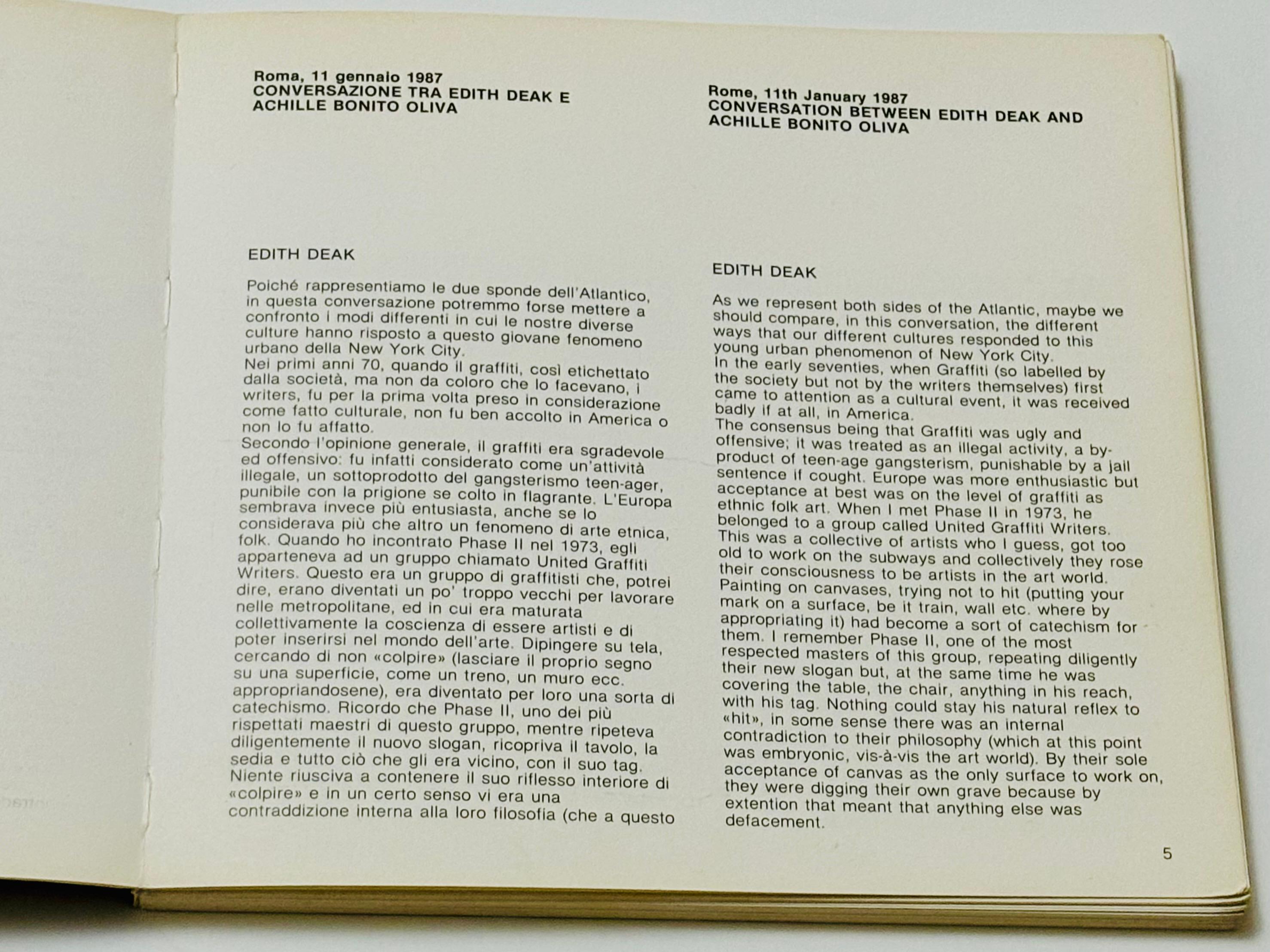 Rammellzee The Equation 1987 (1987 Rammellzee exhibition catalog) In Good Condition For Sale In Brooklyn, NY