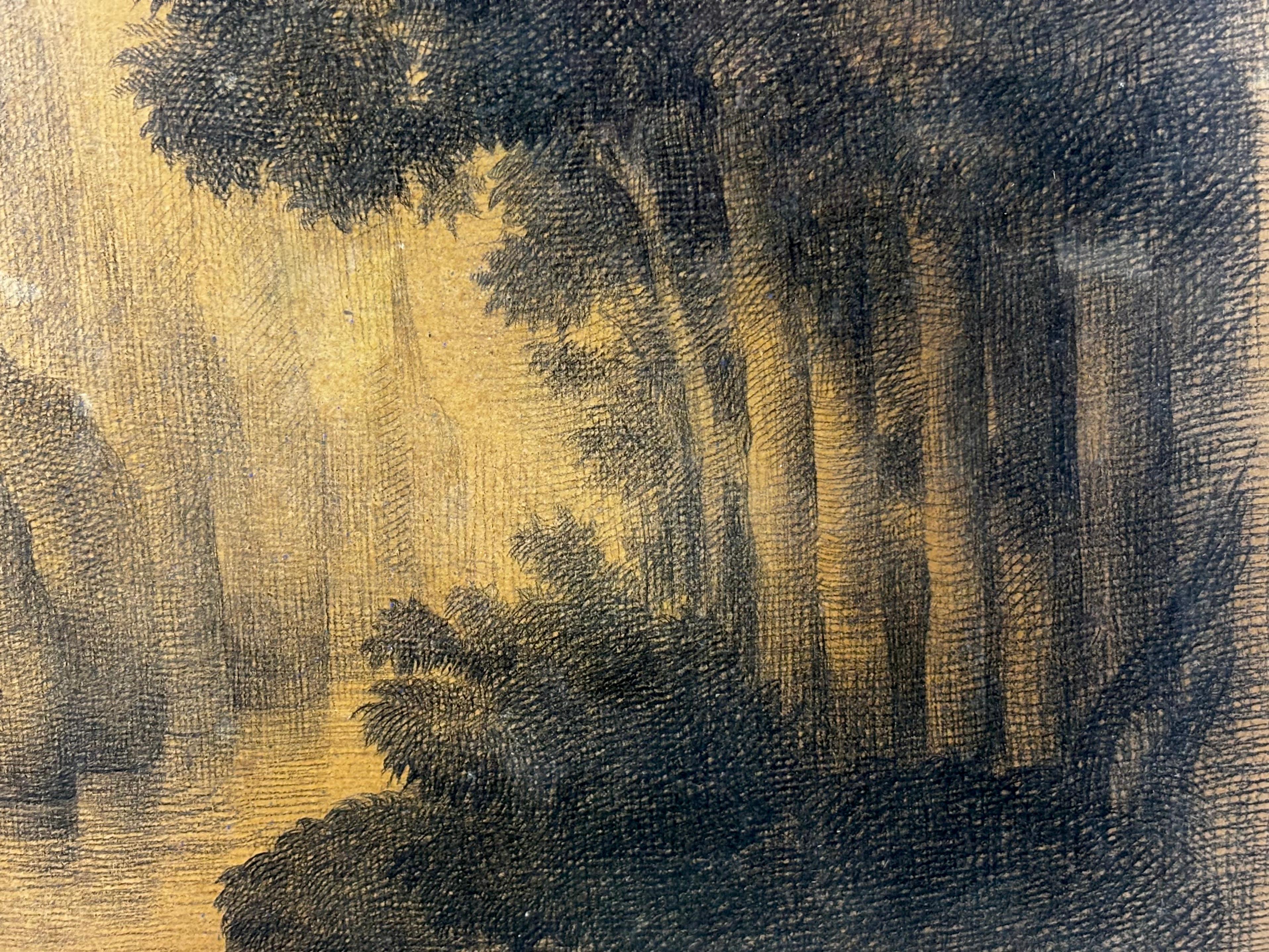 Violinista - Ramón Calsina - Dibujo a carbón sobre papel For Sale 3