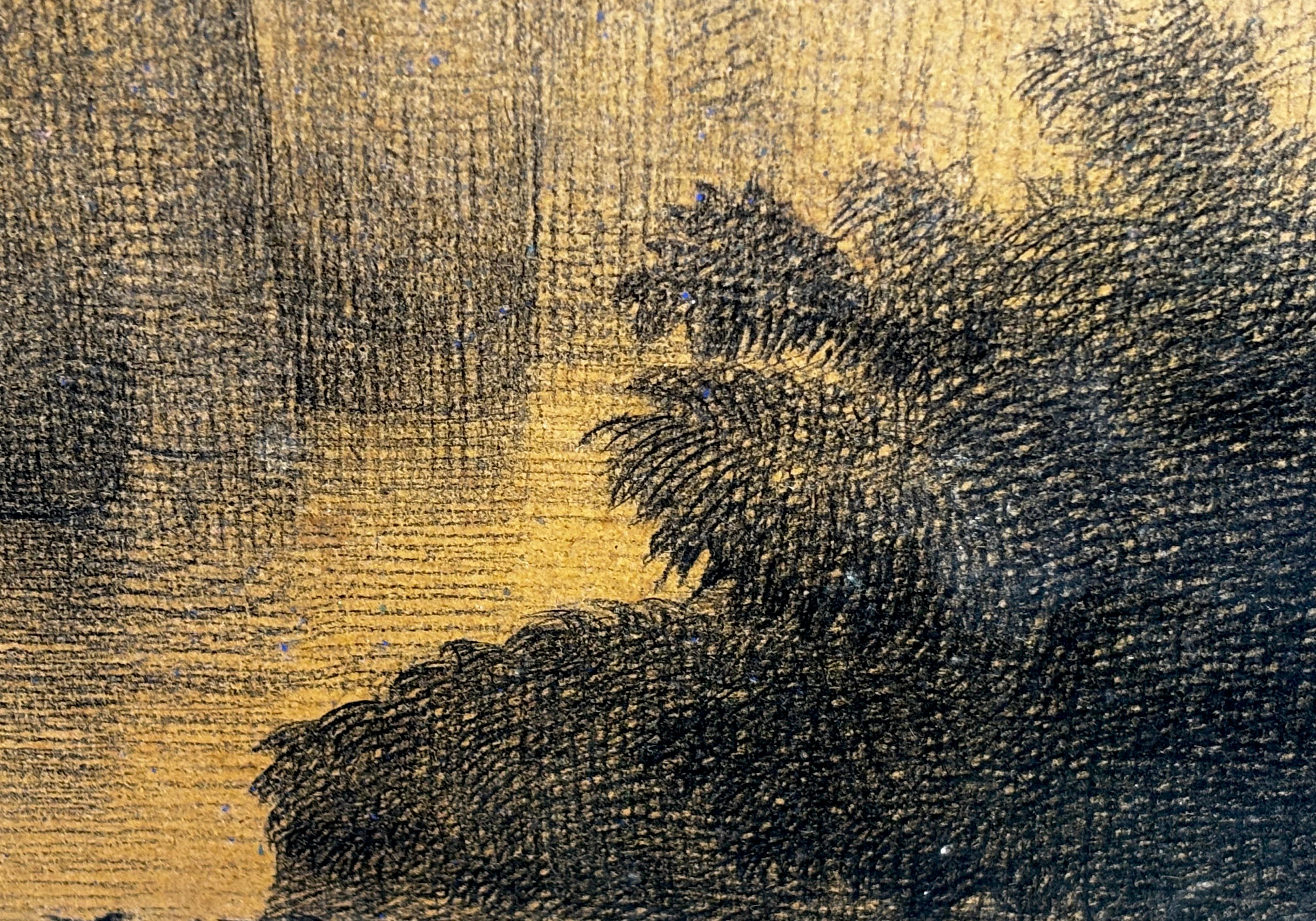 Violinista - Ramón Calsina - Dibujo a carbón sobre papel For Sale 4