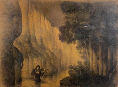 Violinista - Ramón Calsina - Dibujo a carbón sobre papel