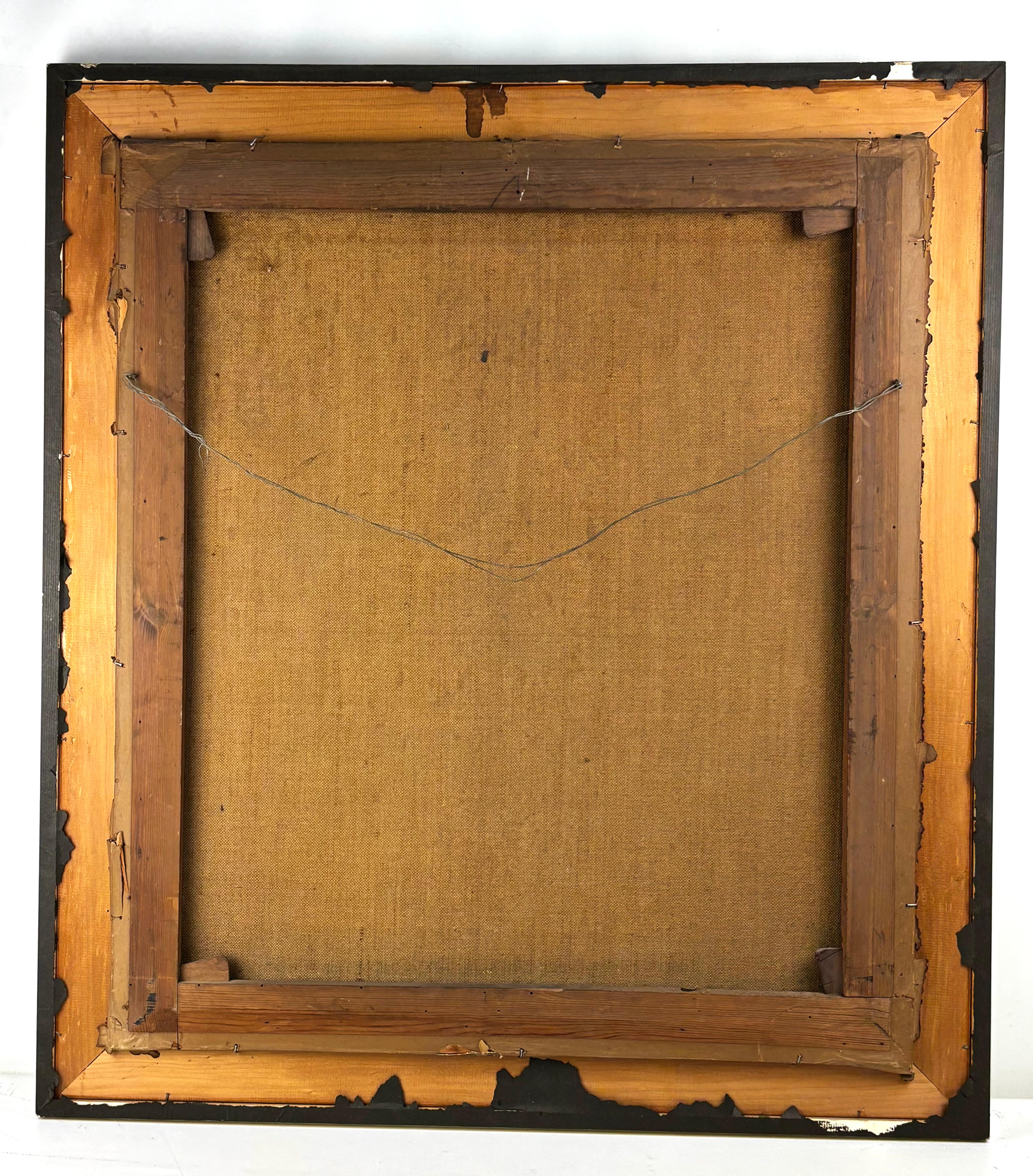 Ramón Calsina Baró – Flowers, Signed Oil on Canvas For Sale 6