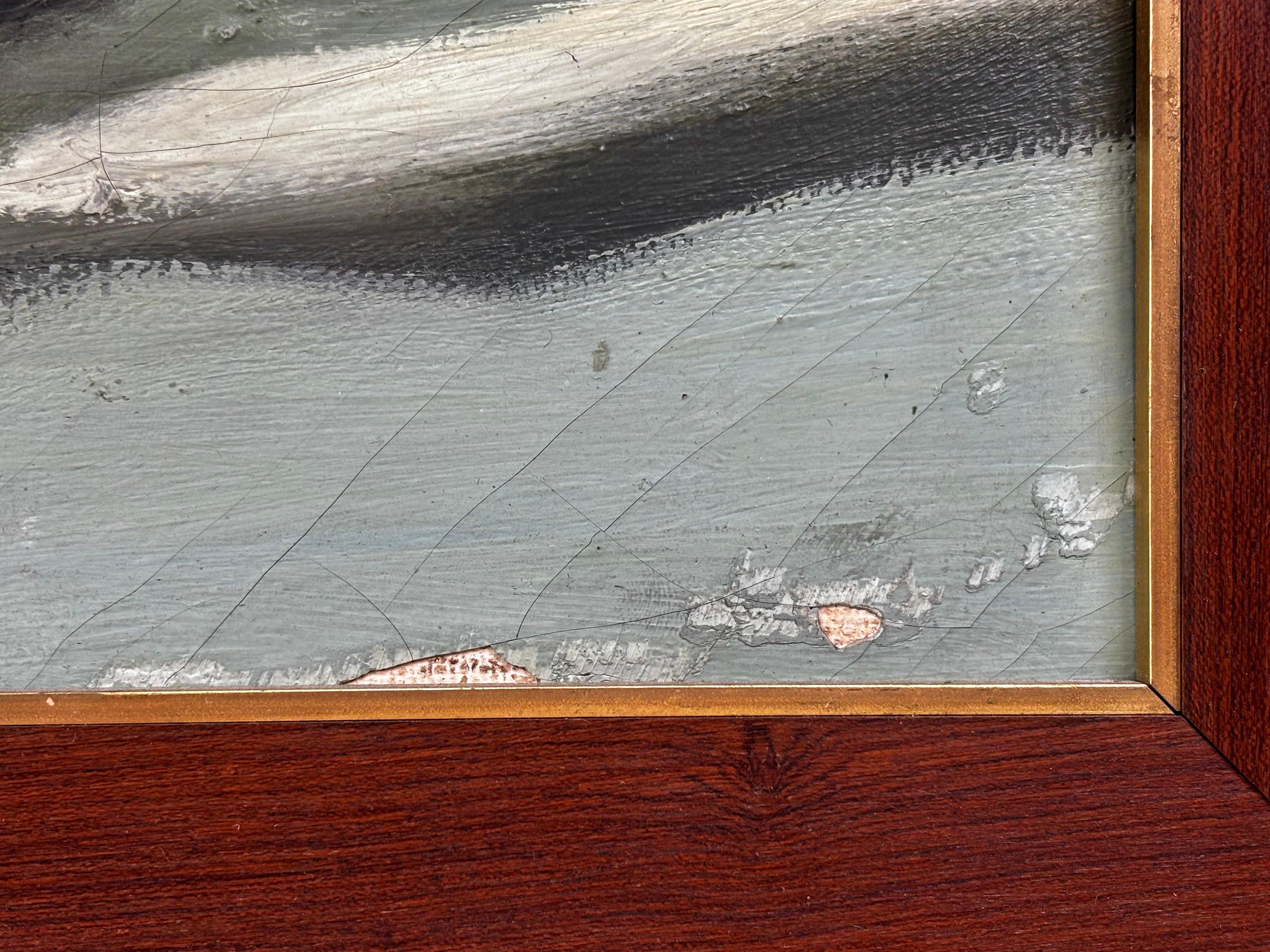 Ramón Calsina Baró – Flowers, Signed Oil on Canvas For Sale 3