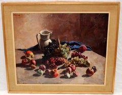 Bodegón frutal - Óleo sobre tela - Mediados siglo xx