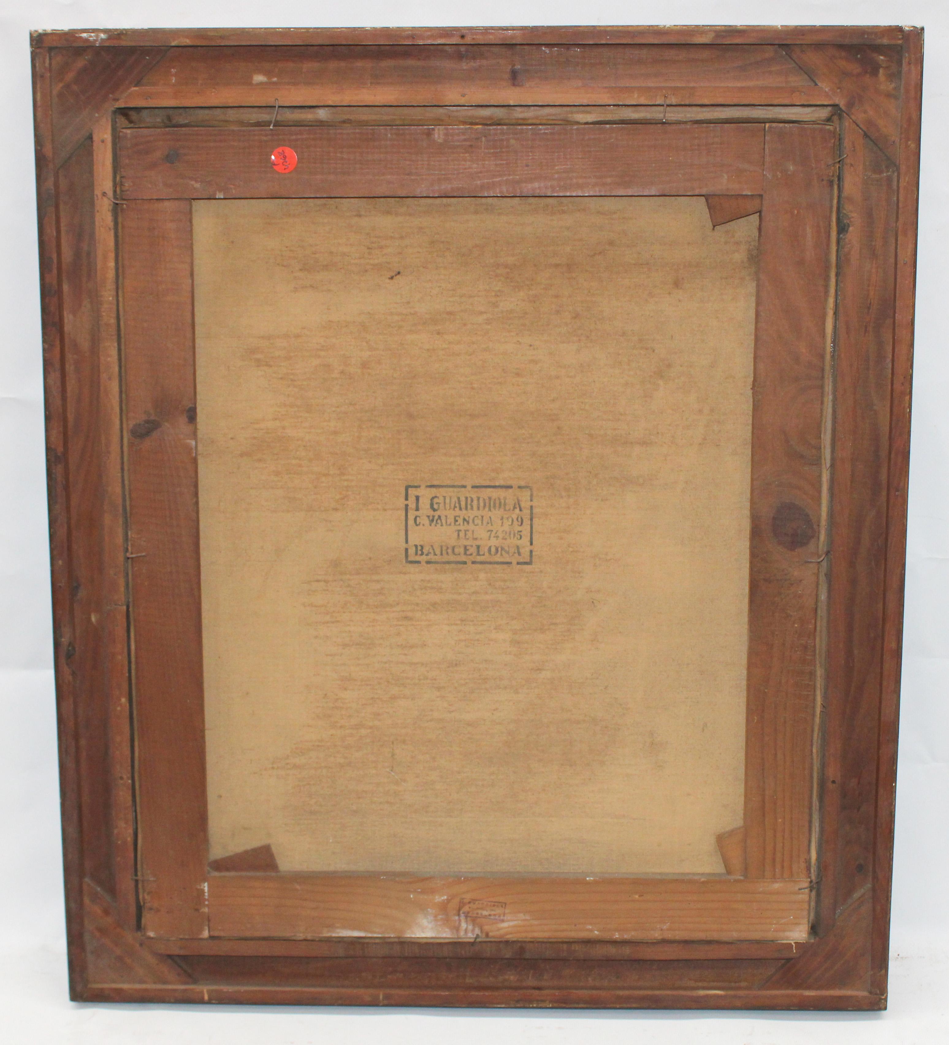 Óleo sobre tela - Ritratto femminile in vendita 6