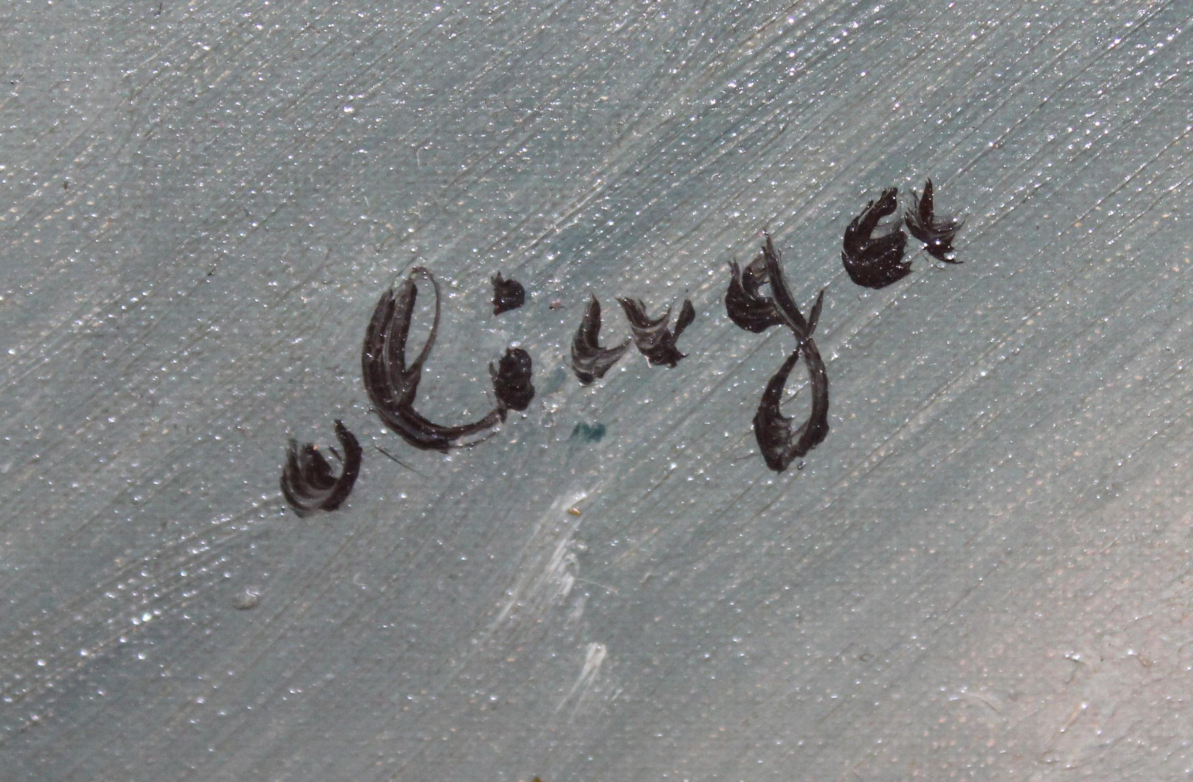 Óleo sobre tela - Ritratto femminile in vendita 4