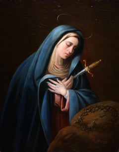 Virgen Dolorosa - Óleo sobre tela