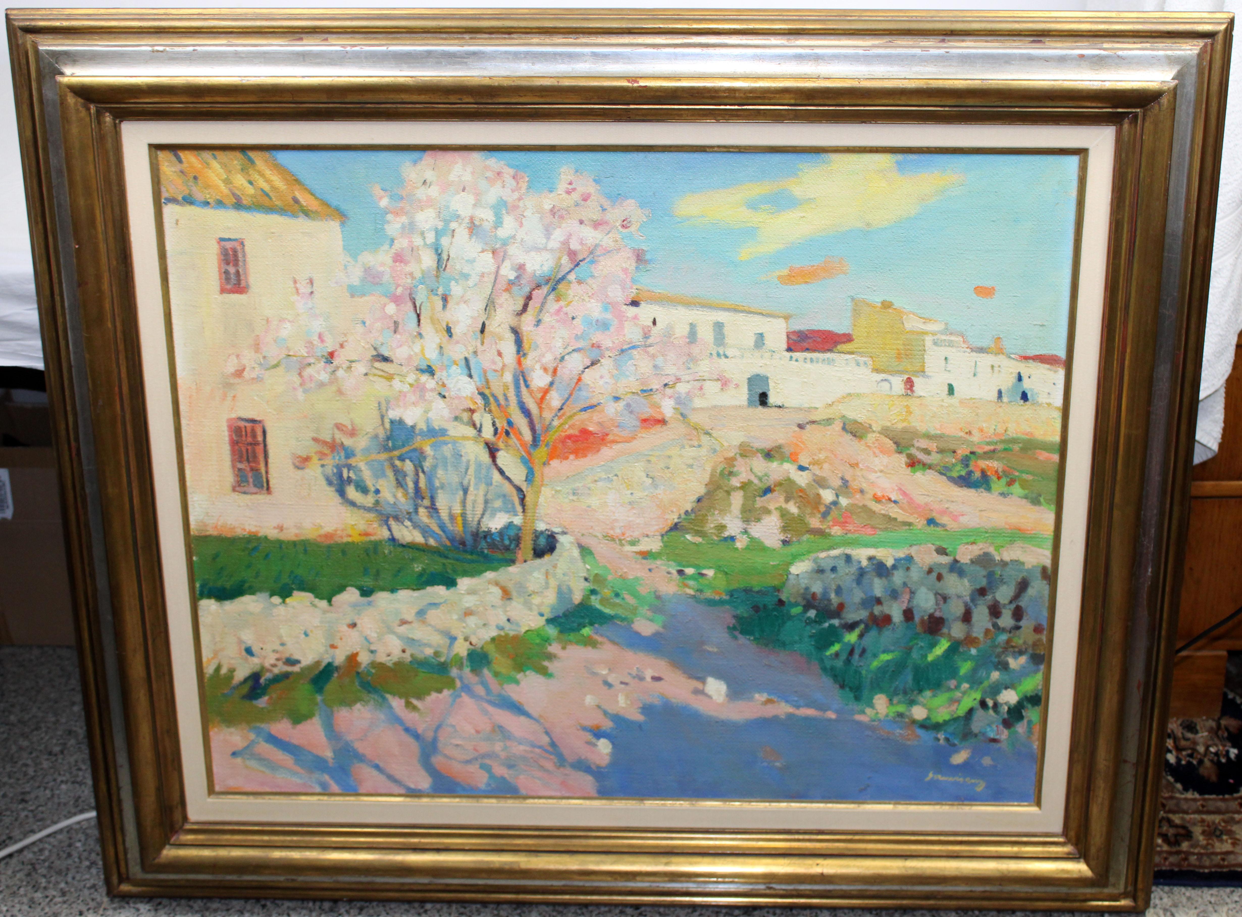 Paisaje - Óleo sobre tela - Painting by Ramón Sanvisens i Marfull