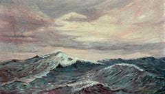 MAR REVUELTO - OLEO LIENZO - AÑO 1963
