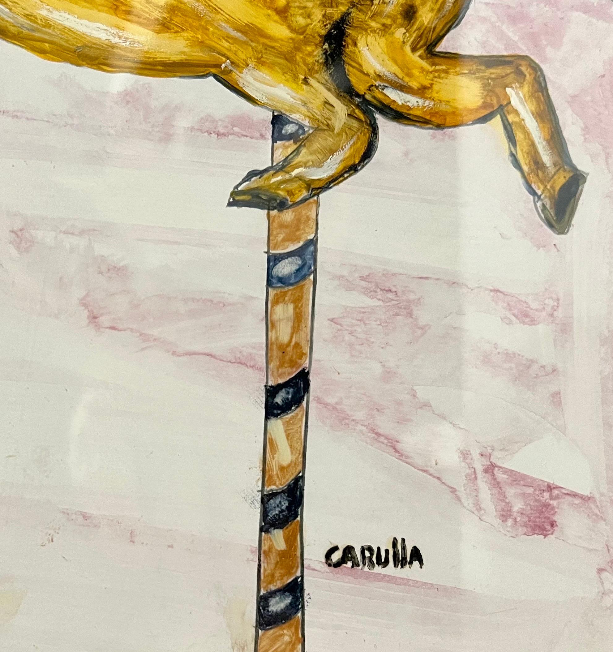 Arte Cubano Óleo Abstracto Latinoamericano Ramon Carulla Arte Popular Surrealista en venta 5