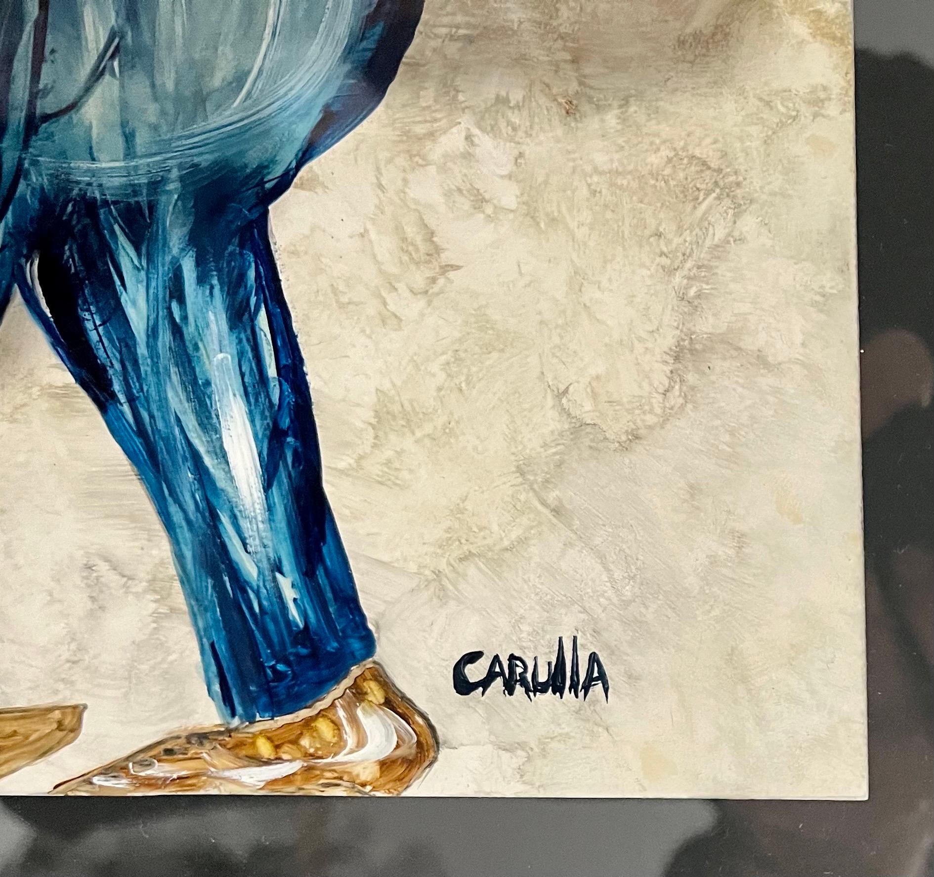 Arte Cubano Óleo Abstracto Latinoamericano Ramon Carulla Arte Popular Surrealista en venta 6