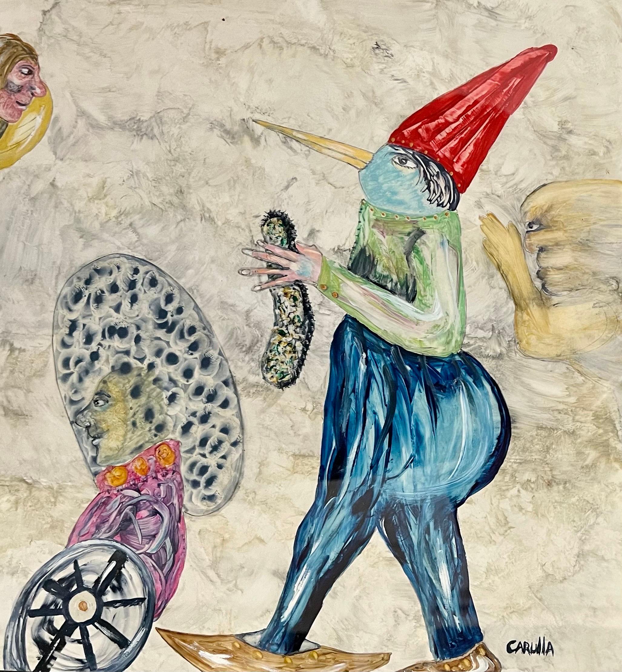 Arte cubana Pittura astratta a olio Arte popolare latinoamericana Ramon Carulla surrealista 7