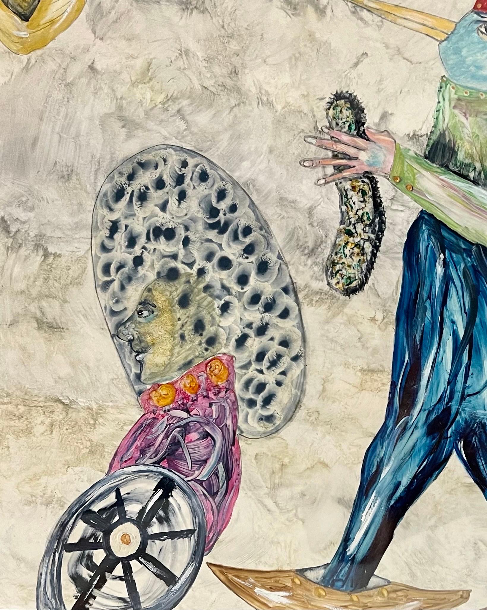 Arte cubana Pittura astratta a olio Arte popolare latinoamericana Ramon Carulla surrealista 8