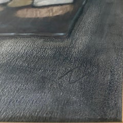 'Life Boundaries 3, ' Oil on Paper by Ramon Carulla