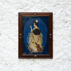 Ramon Casas 'Anis del Mono' Print Fragment Framed, circa 1930