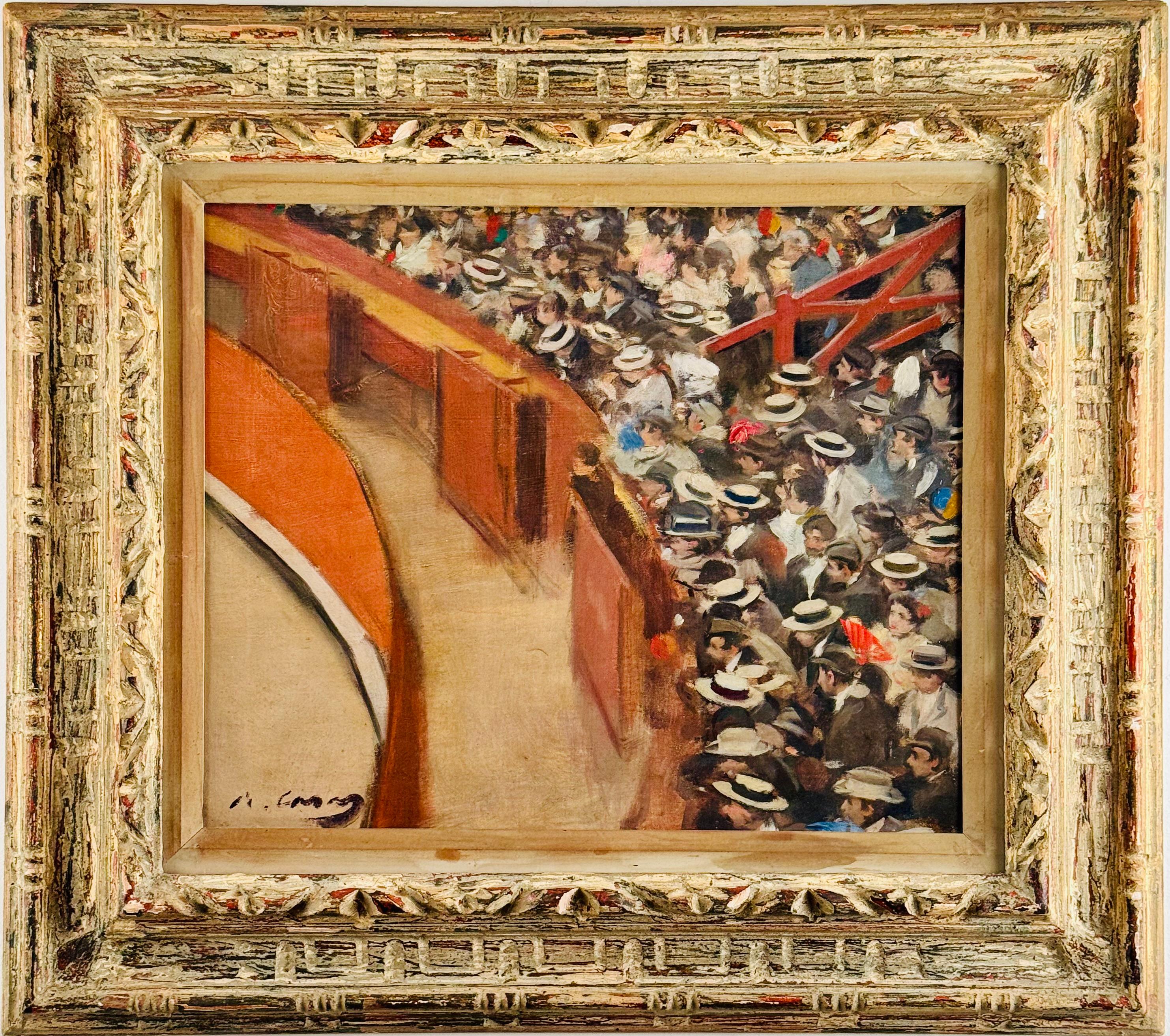 Ramon Casas y Carbo Landscape Painting - Corrida
