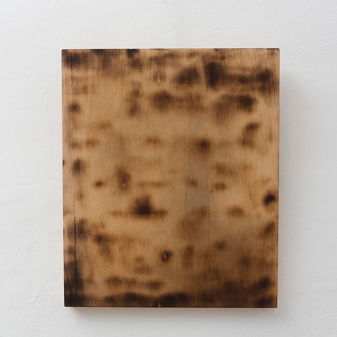 Spanish Ramon dels Horts Contemporary Artwork Burned Wood, circa 2018 For Sale