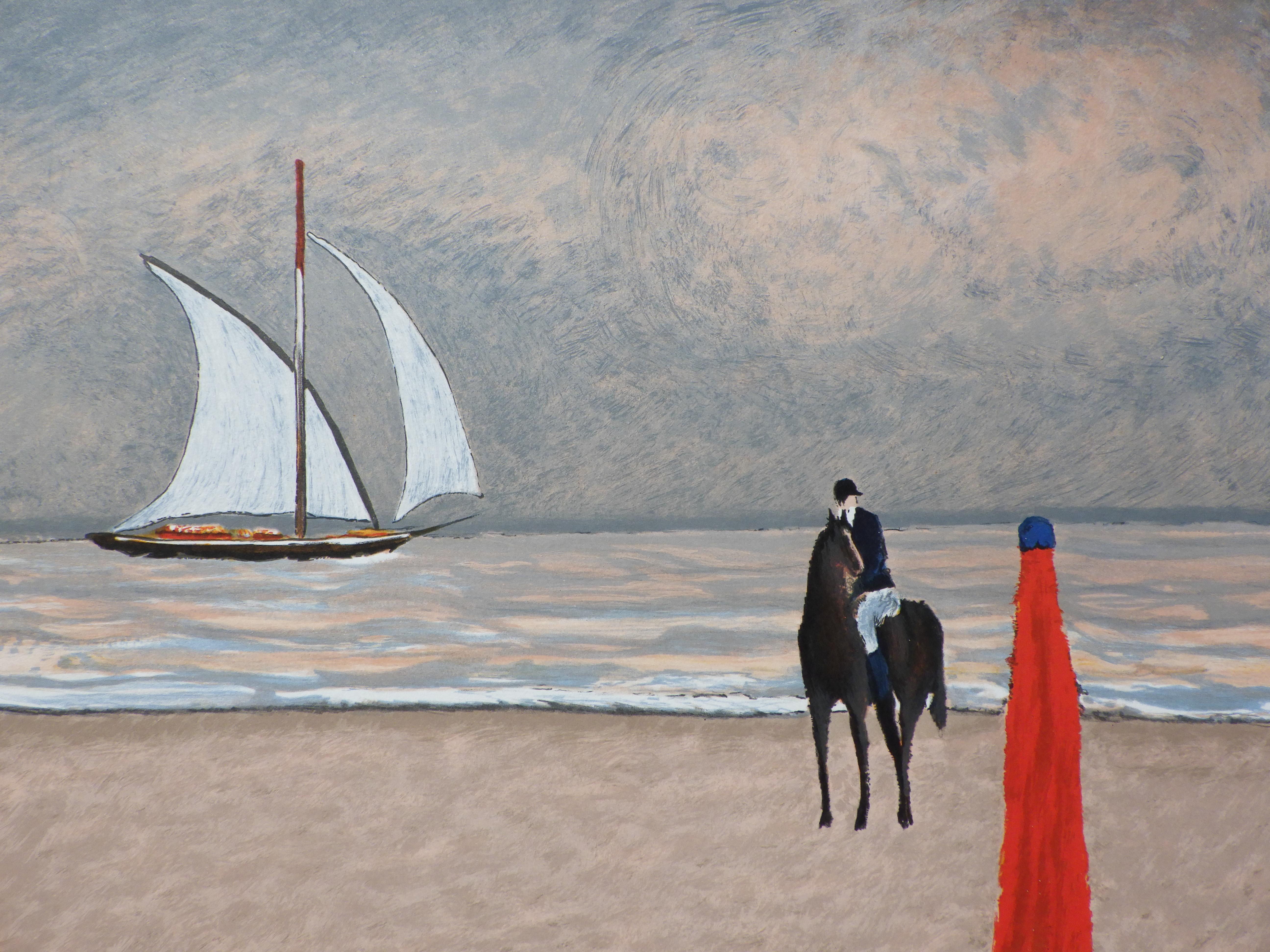 DEAUVILLE : Twenties Elegant  - Original Lithograph, HANDSIGNED & Ltd /250 For Sale 7