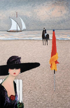 DEAUVILLE : Twenties Elegant  - Original Lithograph, HANDSIGNED & Ltd /250