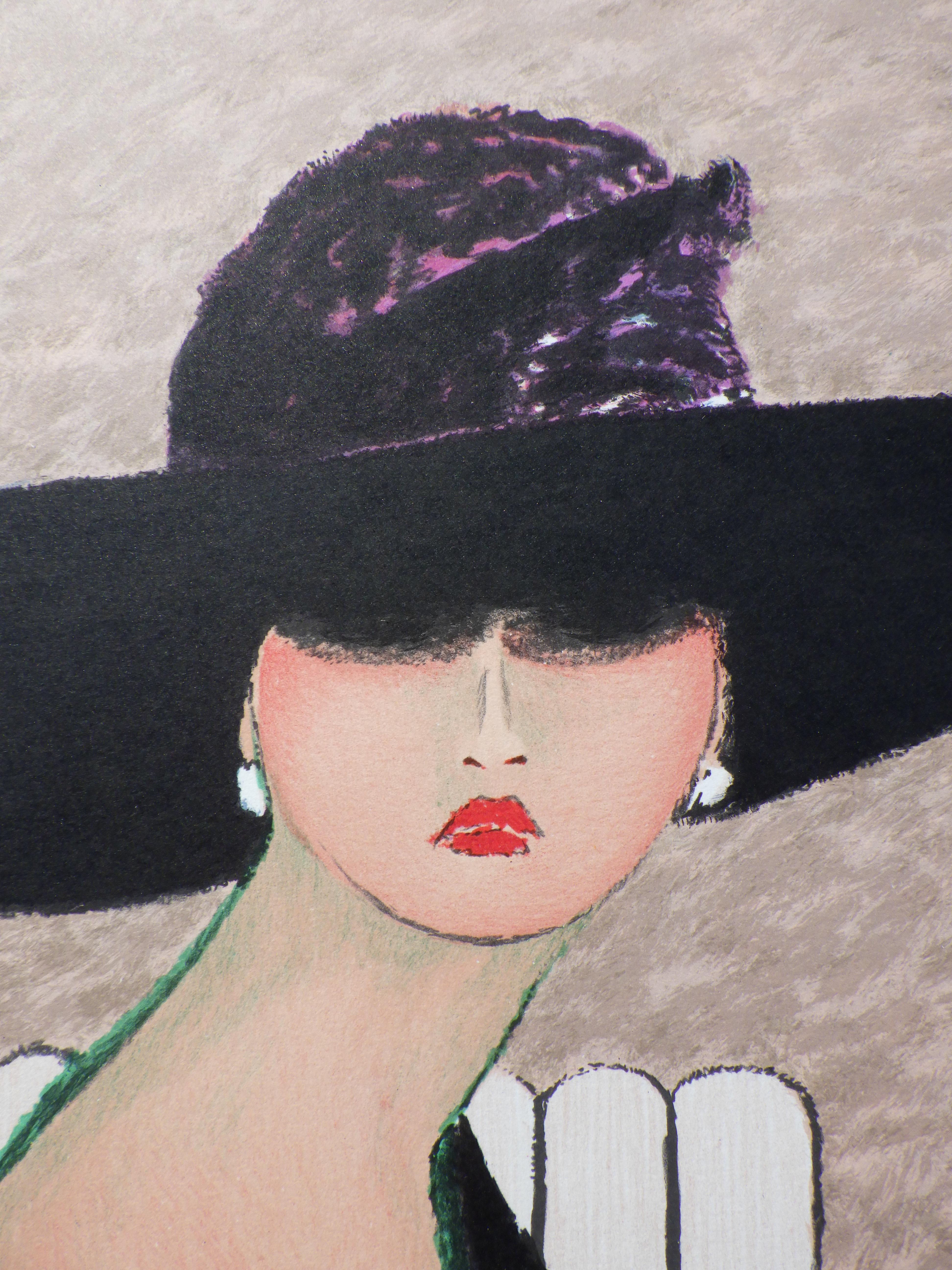 DEAUVILLE : Twenties Elegant  - Original Lithograph, HANDSIGNED & Ltd /250 For Sale 3