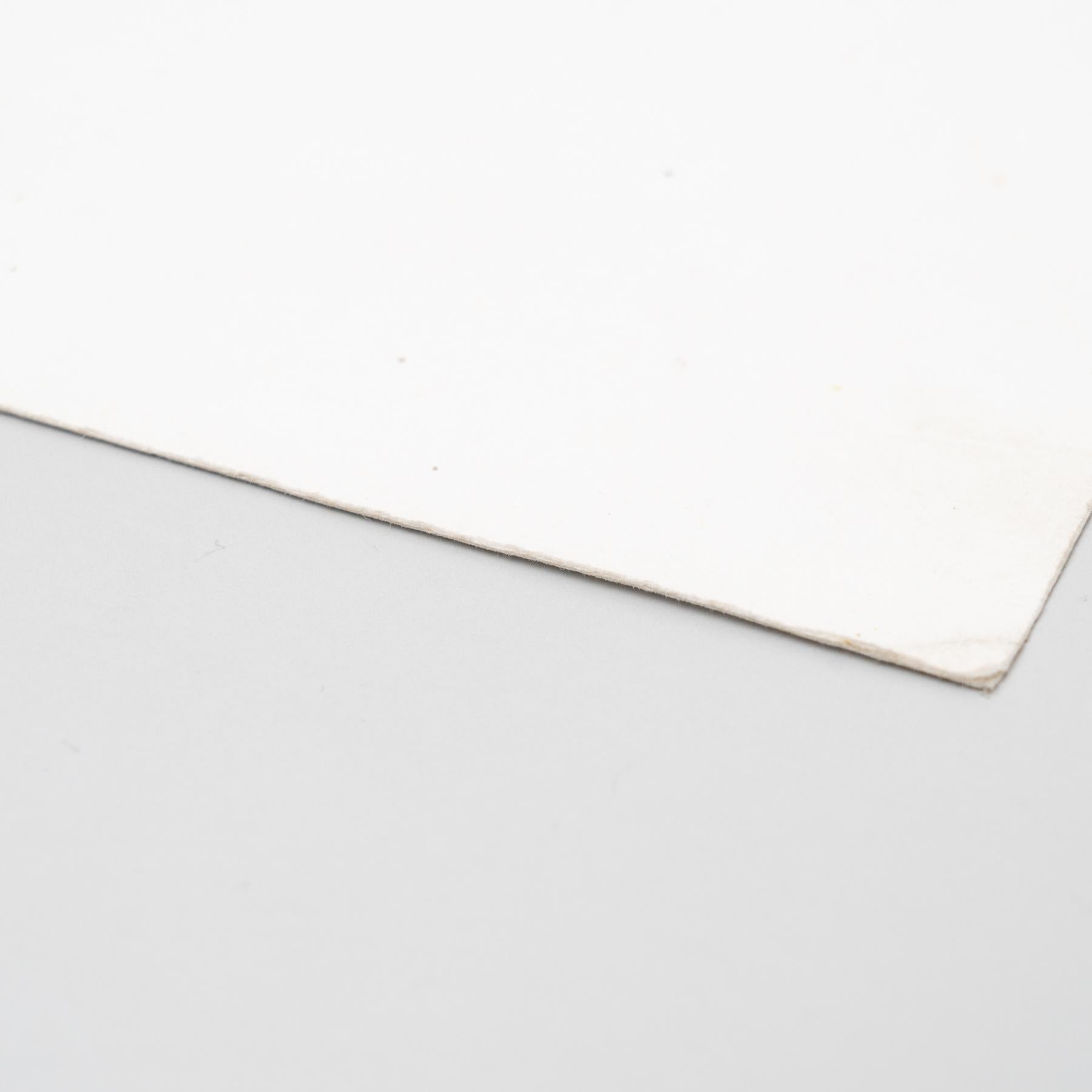 Ramon Duran Zeichnung der Schrift, um 1960 im Angebot 3