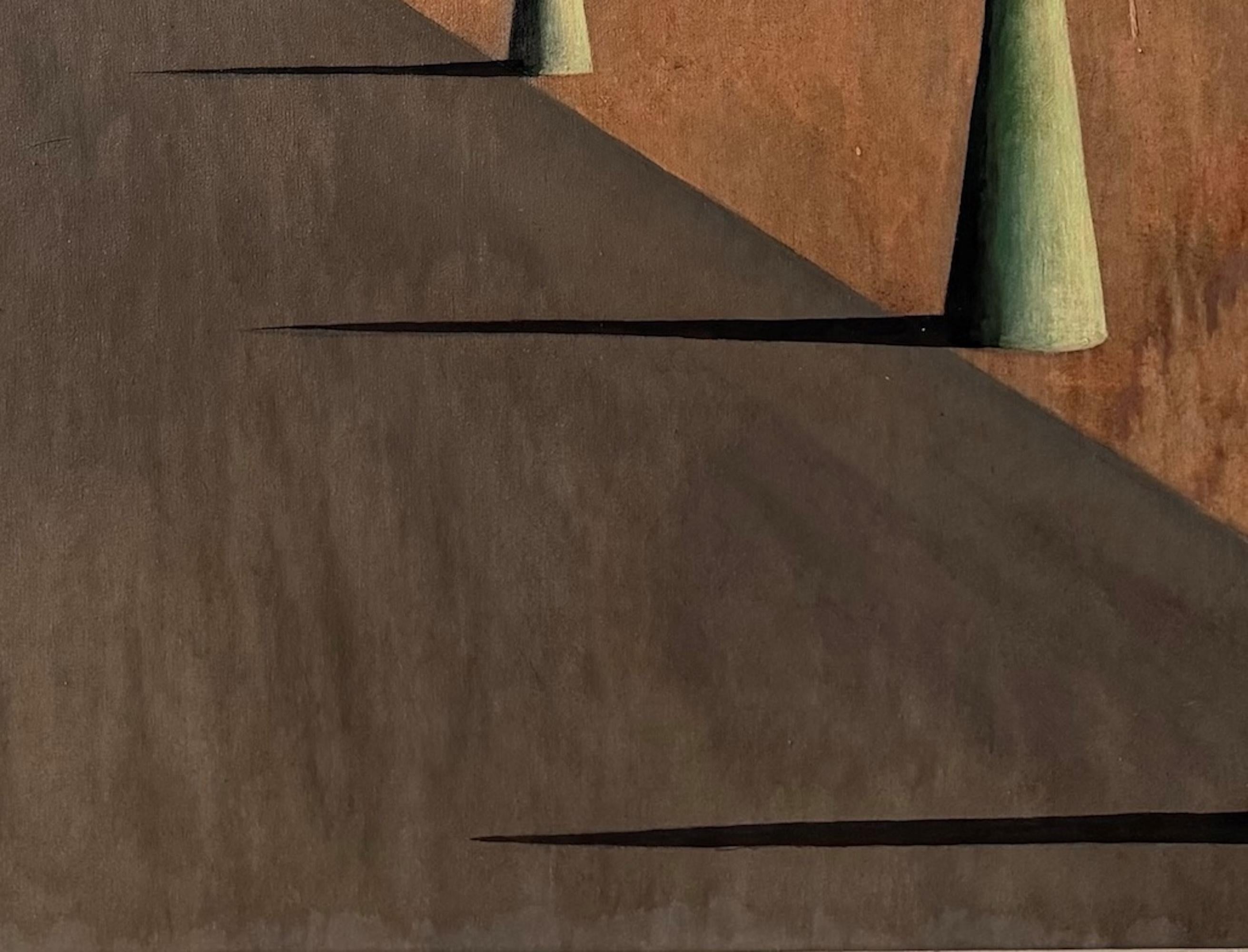 ADUGNIVA 4 by Ramon Enrich - Contemporary painting, landscape, architecture im Angebot 3