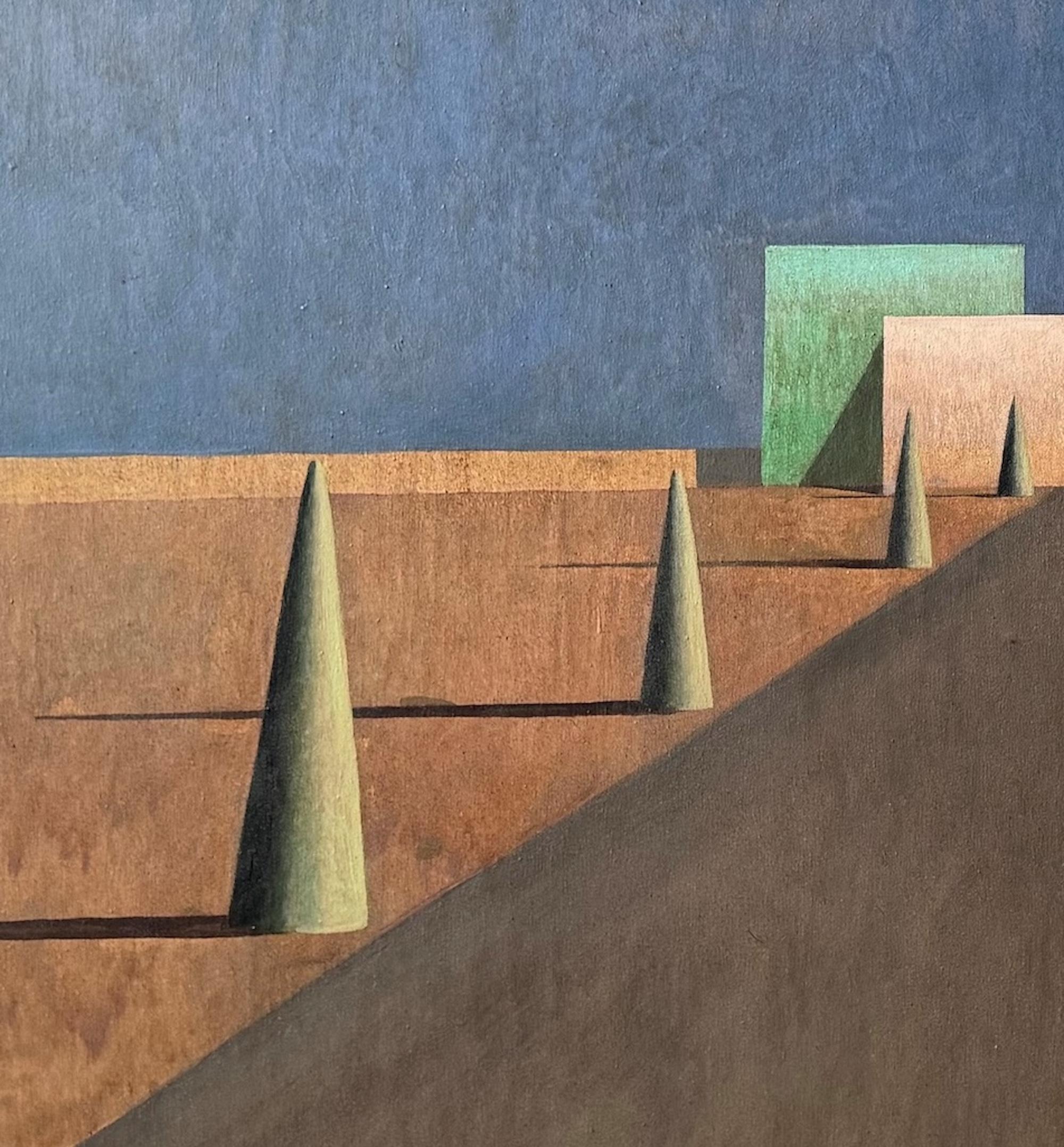 ADUGNIVA 4 by Ramon Enrich - Contemporary painting, landscape, architecture im Angebot 5