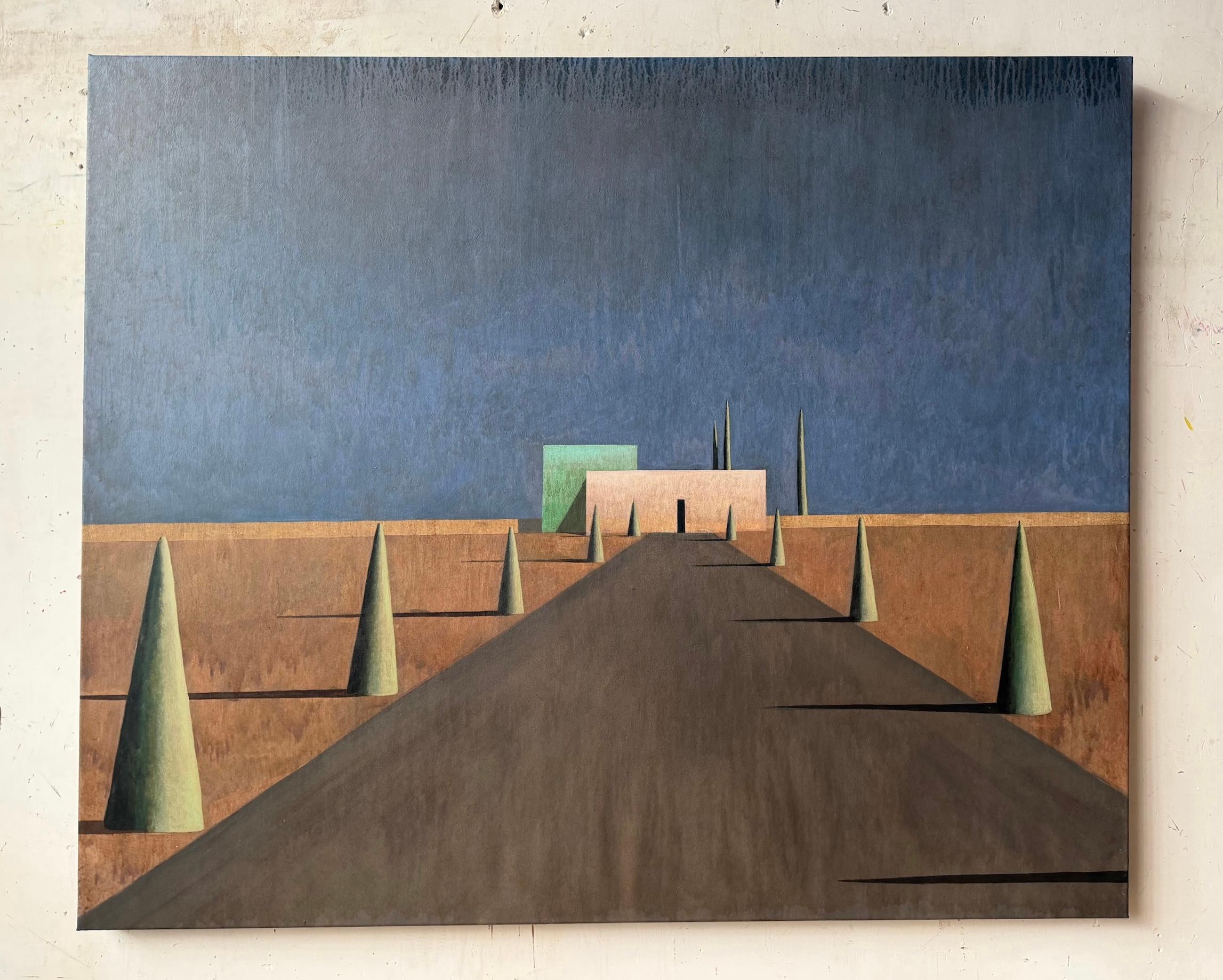 ADUGNIVA 4 by Ramon Enrich - Contemporary painting, landscape, architecture im Angebot 7