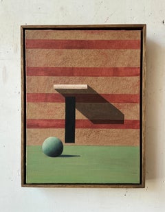 Argnam by Ramon Enrich - Architecture painting, stripes, earth tones