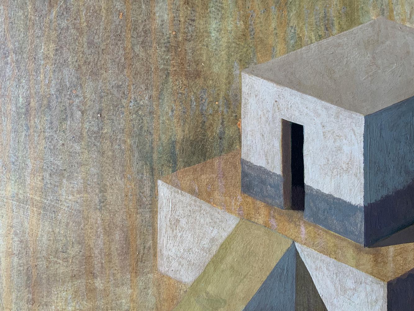 ASREP by Ramon Enrich - geometric landscape painting, earth tones 1