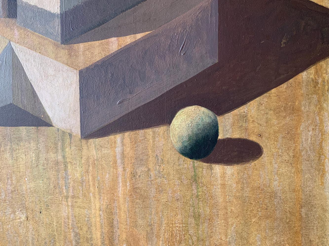 ASREP by Ramon Enrich - geometric landscape painting, earth tones 2