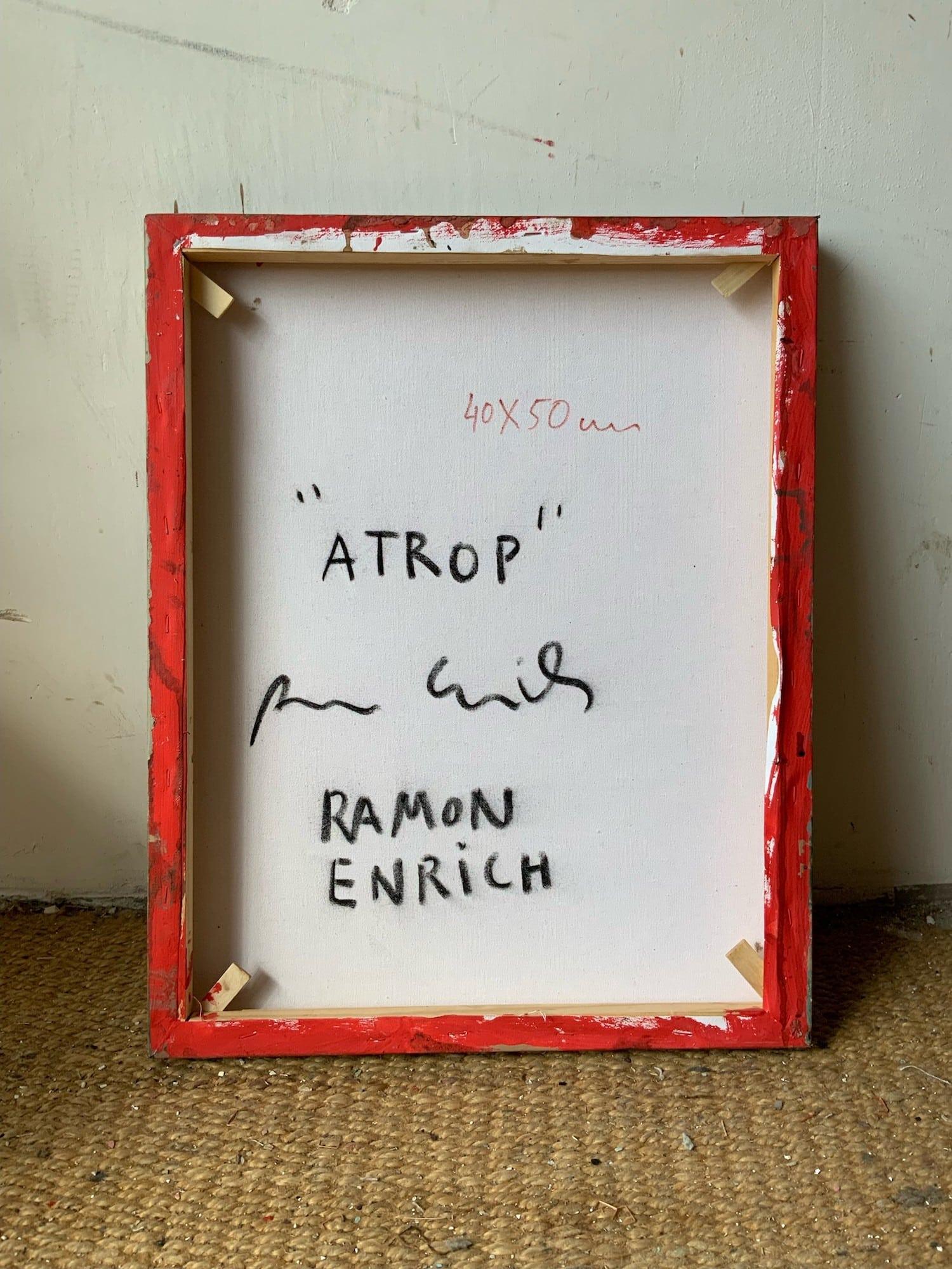 ATROP by Ramon Enrich - Contemporary painting, landscape, architecture, shadows For Sale 4