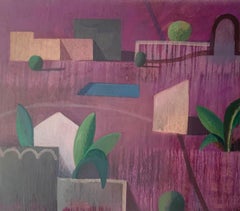 ELPRUP by Ramon Enrich - Contemporary painting, landscape, architecture, pink